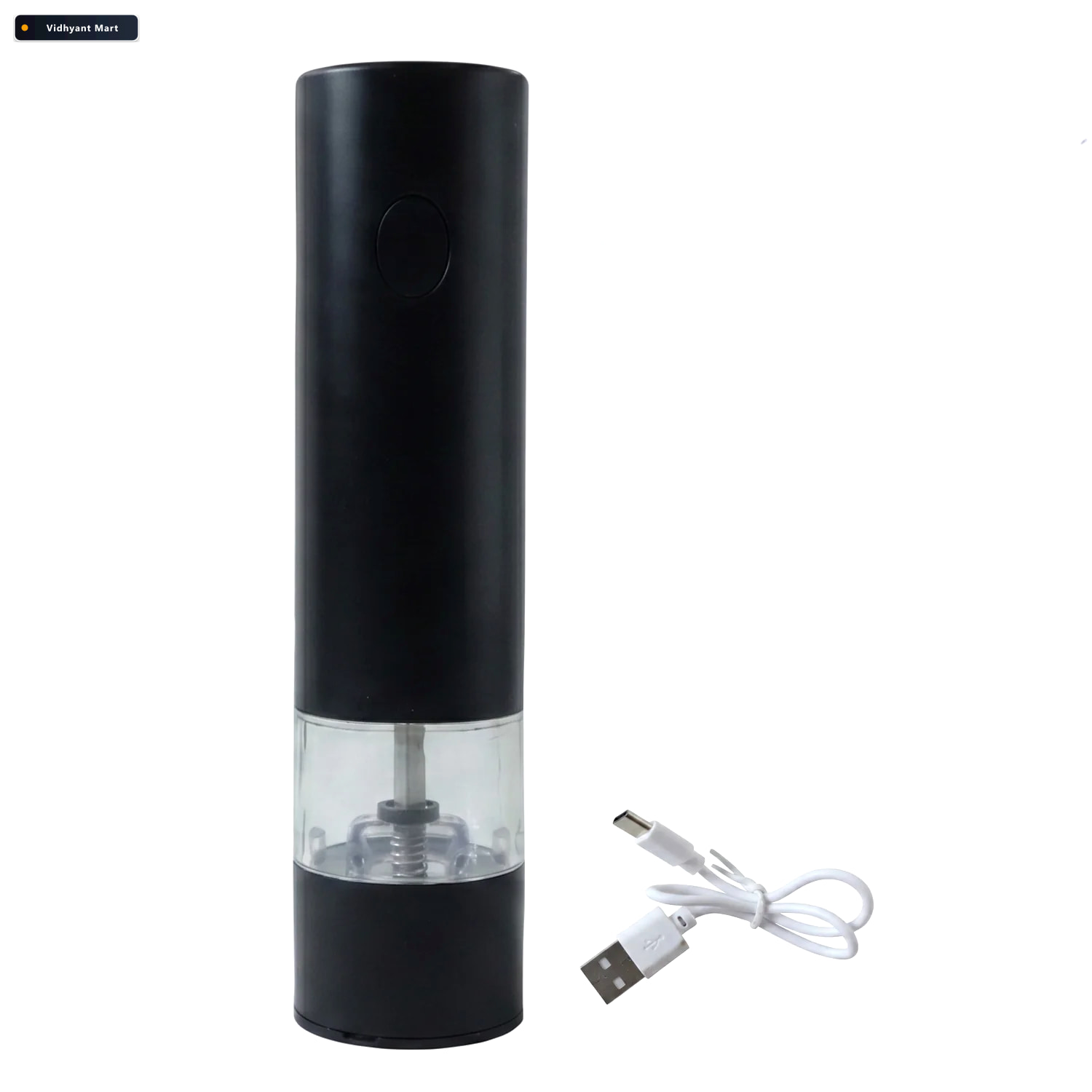 Vidhyant Mart Electric Pepper Grinder Usb Rechargeable One Touch 4