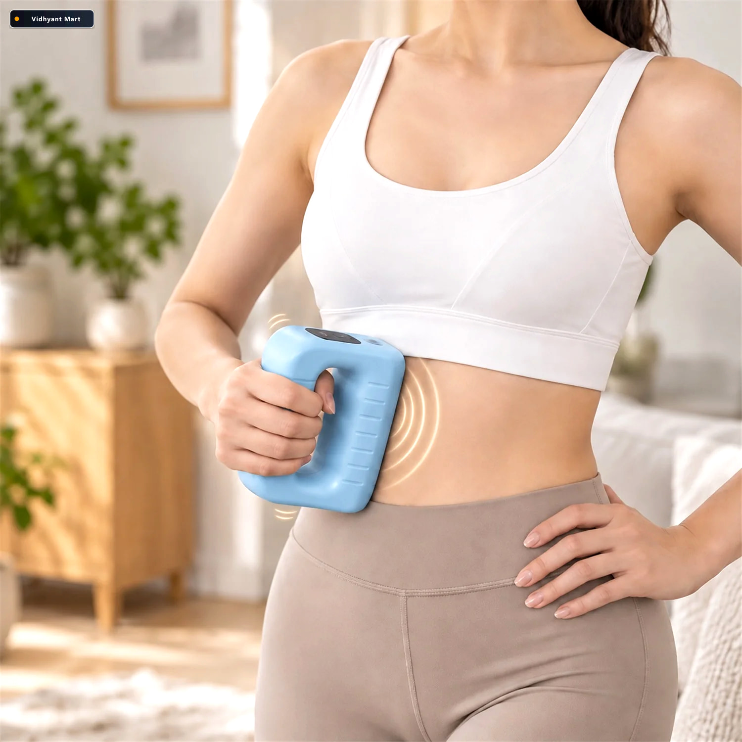 Vidhyant Mart Electric Ring Massager With Soft Adjustable Strap 1