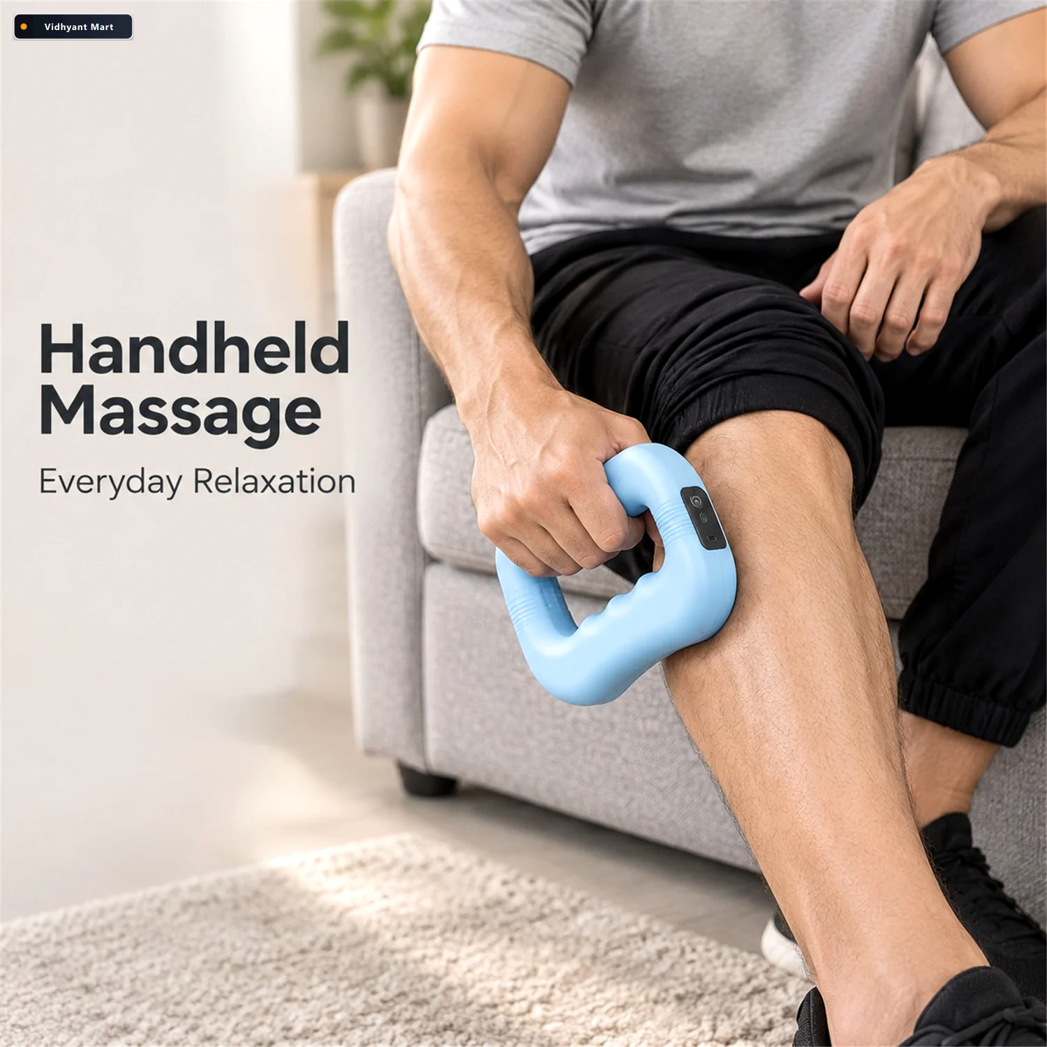 Vidhyant Mart Electric Ring Massager With Soft Adjustable Strap 3