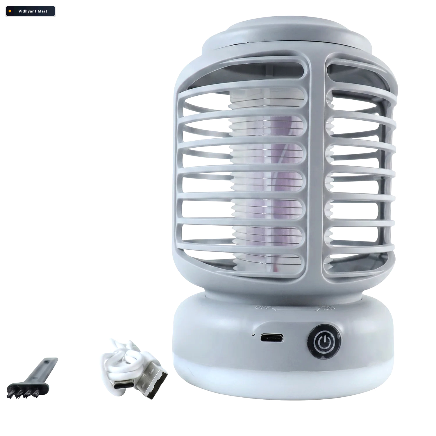 Vidhyant Mart Electric Shock Mosquito Killer Lamp Rechargeable U 4