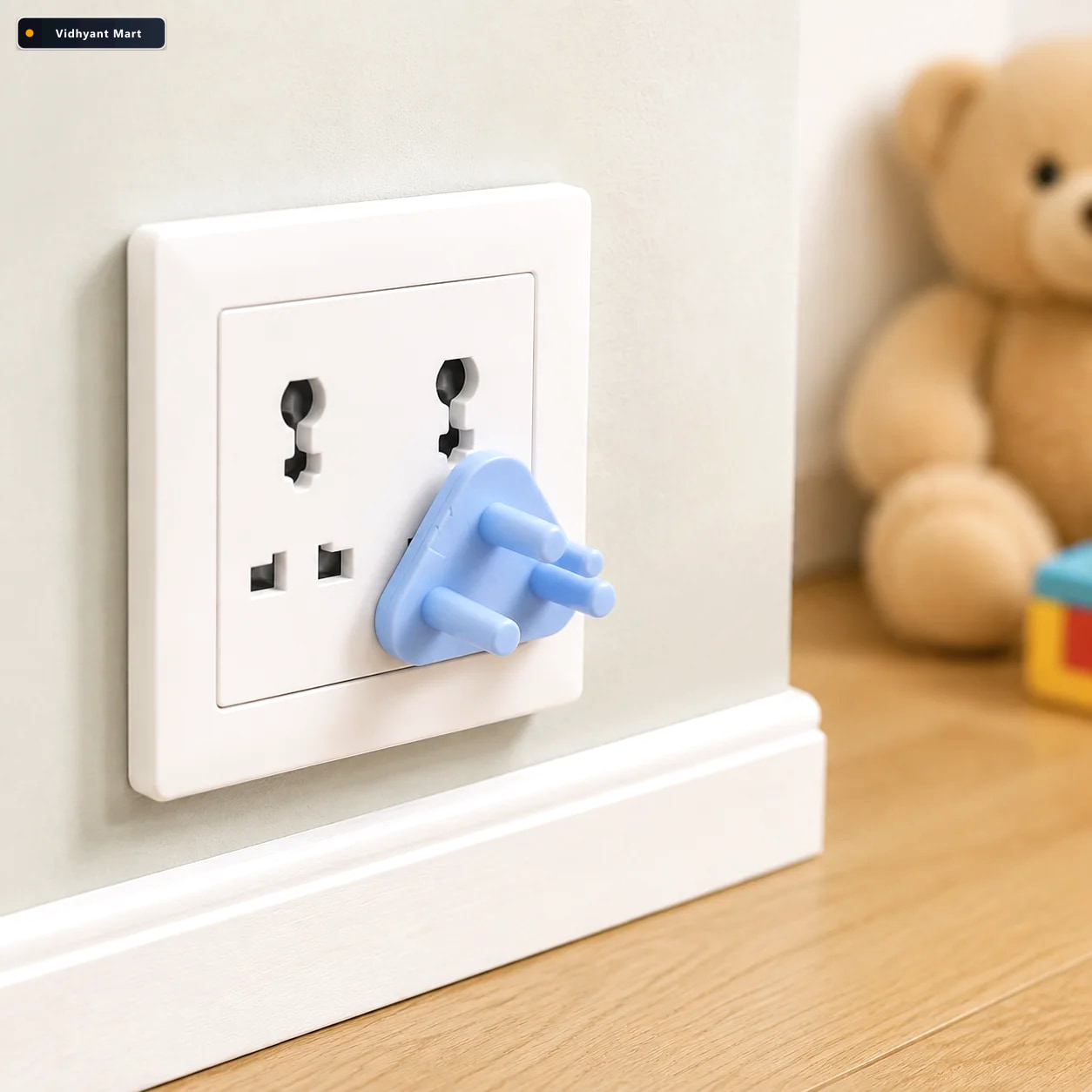 Vidhyant Mart Electric Socket Covers Small Safety Plug Protector 1
