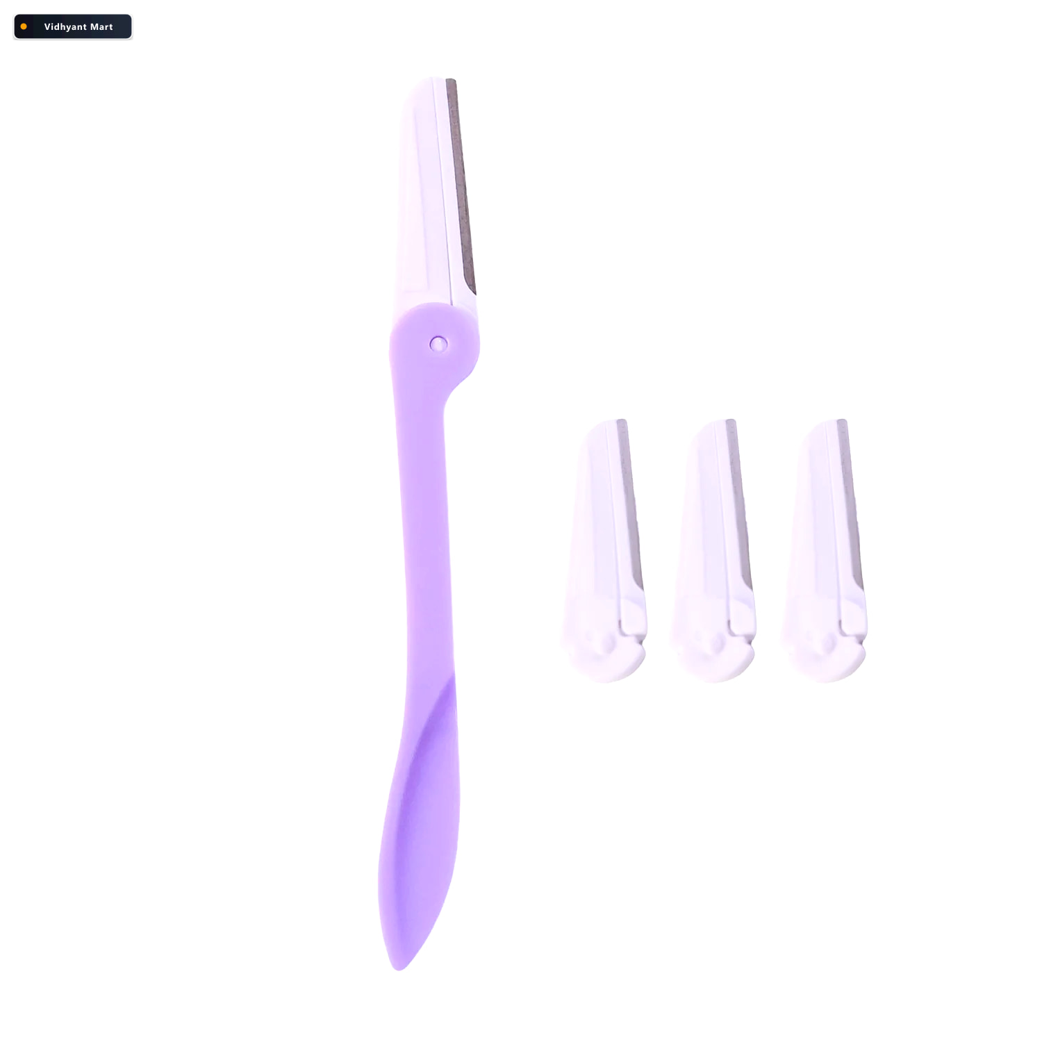 Vidhyant Mart Eyebrow Razor With 3 Replaceable Blades Precision 4