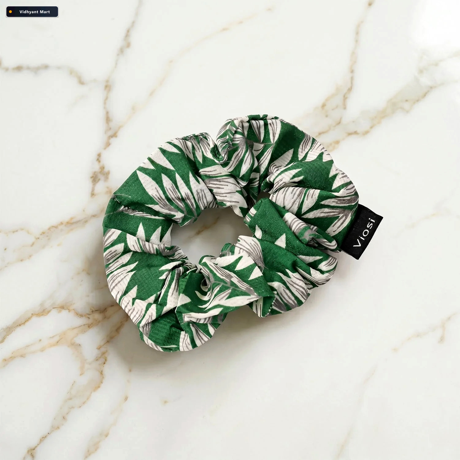 Vidhyant Mart Fabric Hair Scrunchie Gentle No Crease Elastic Pon 3