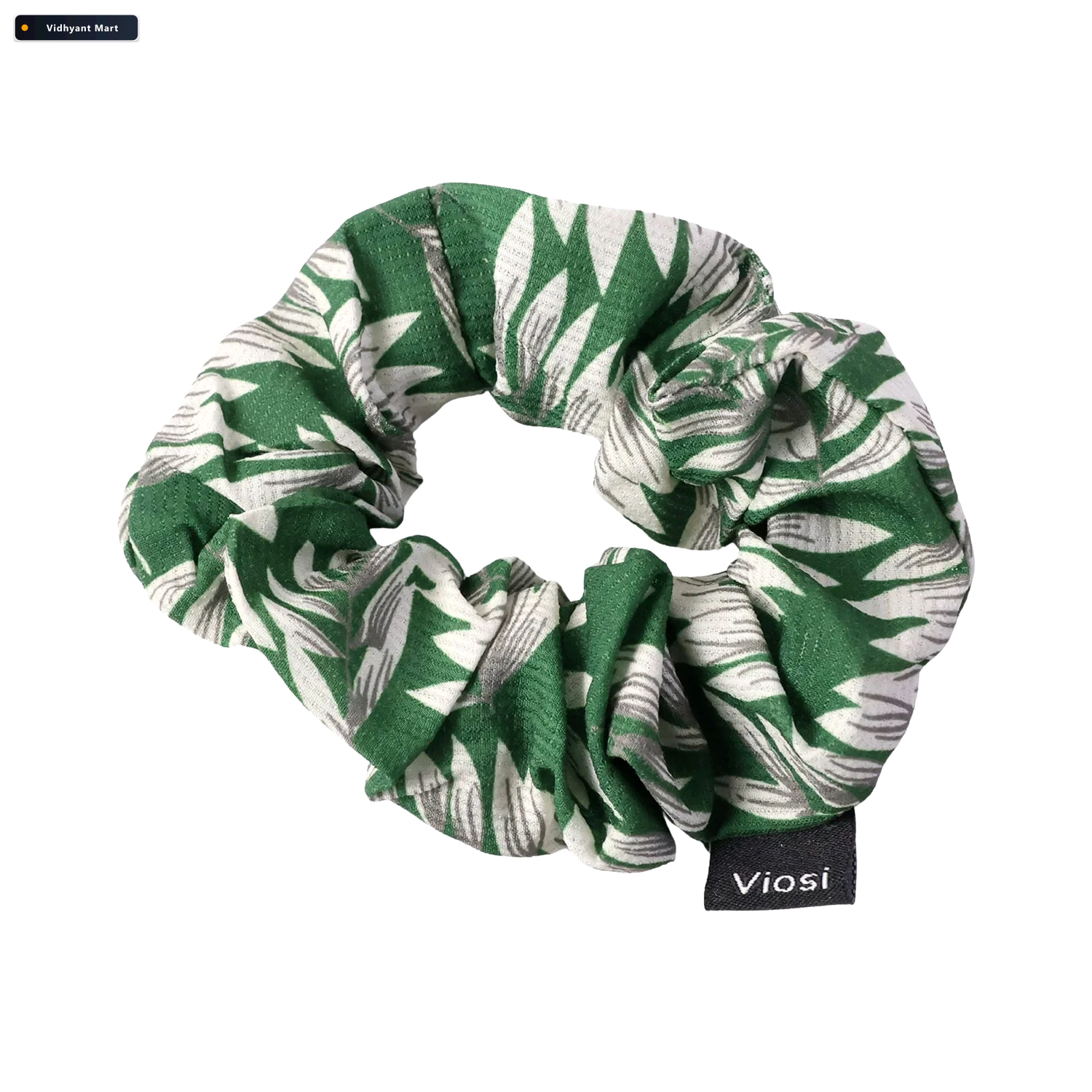 Vidhyant Mart Fabric Hair Scrunchie Gentle No Crease Elastic Pon 4