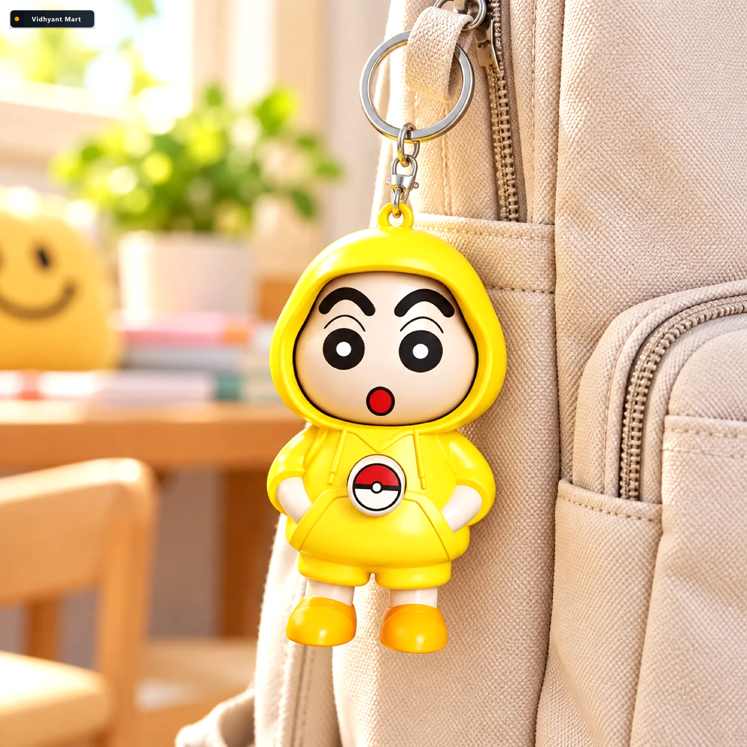 Vidhyant Mart Face Changing Keychain 3 Expressions Durable Fun G 1