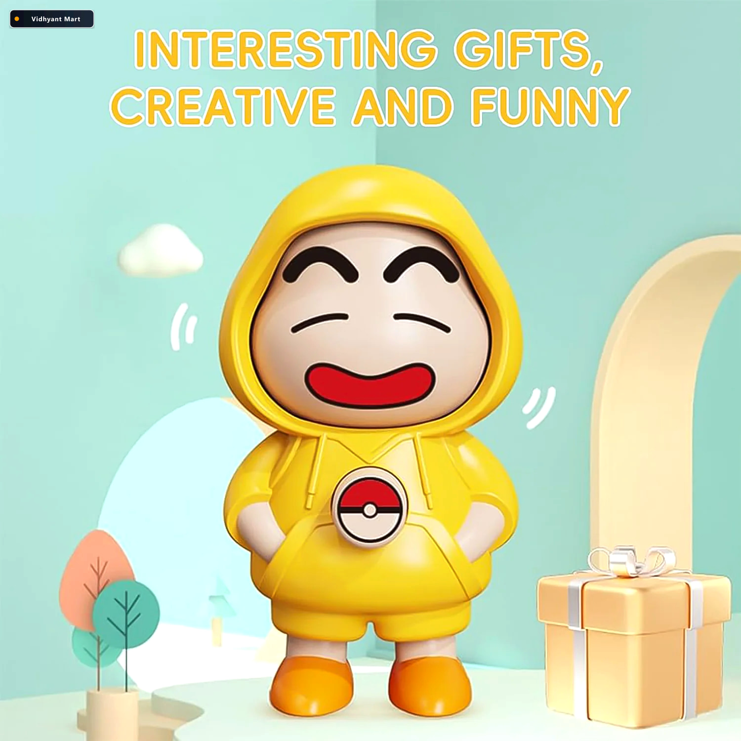 Vidhyant Mart Face Changing Keychain 3 Expressions Durable Fun G 4