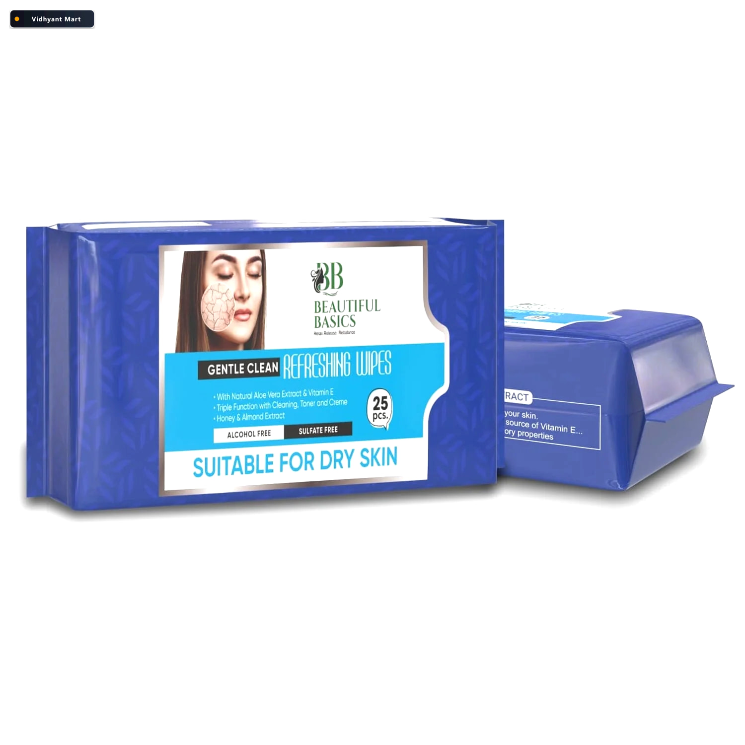 Vidhyant Mart Face Wipes For Dry Sensitive Skin Gentle Cleansing 4