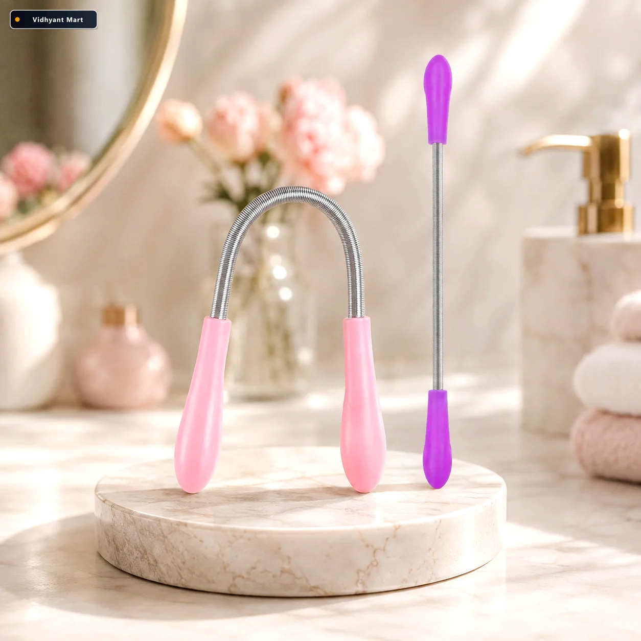Vidhyant Mart Facial Hair Remover Spring Painless Easy Calm Curl 1