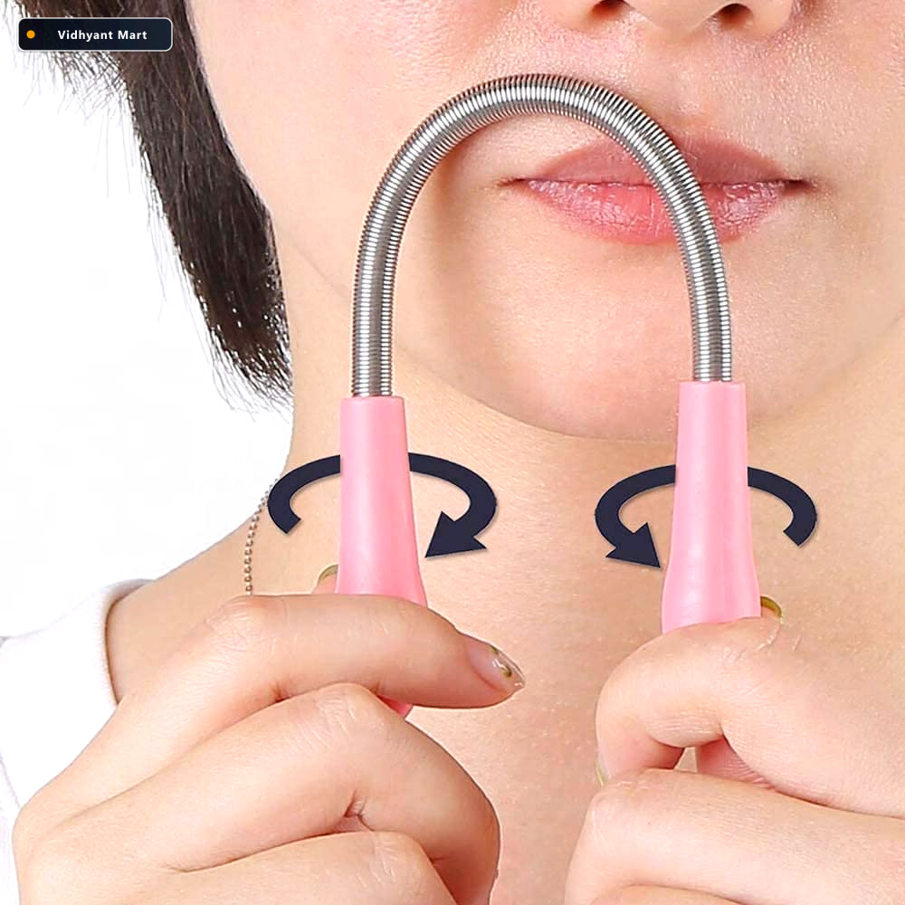 Vidhyant Mart Facial Hair Remover Spring Painless Easy Calm Curl 2