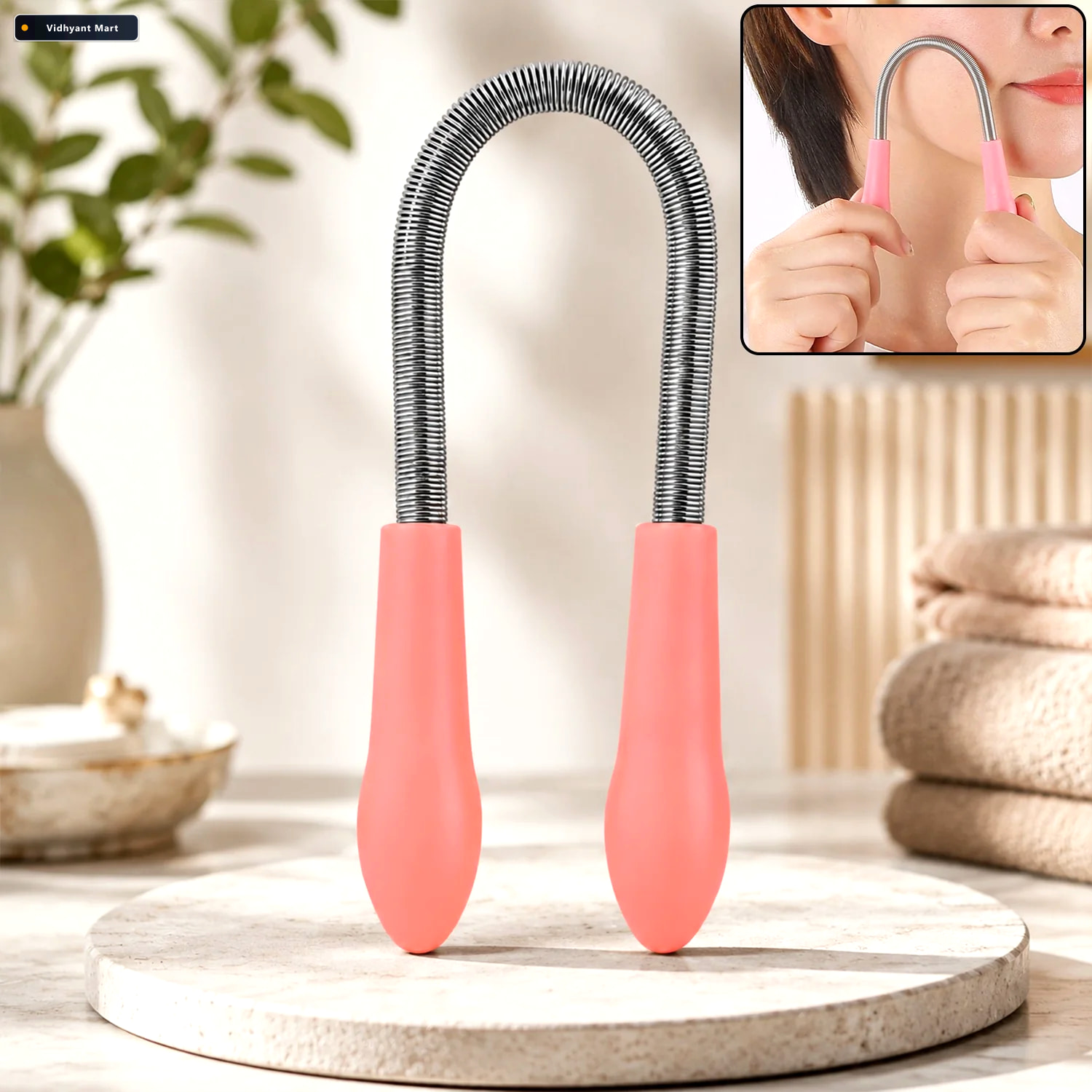 Vidhyant Mart Facial Hair Remover Spring Tool Effortless At Home 1