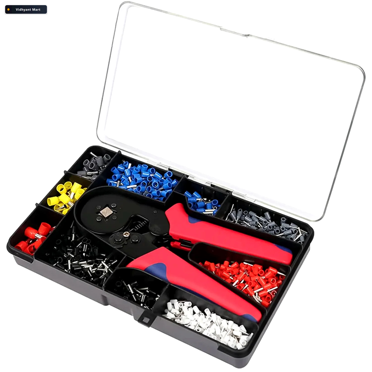 Vidhyant Mart Ferrule Crimping Tool Kit 1200 Pieces With Ratchet 4