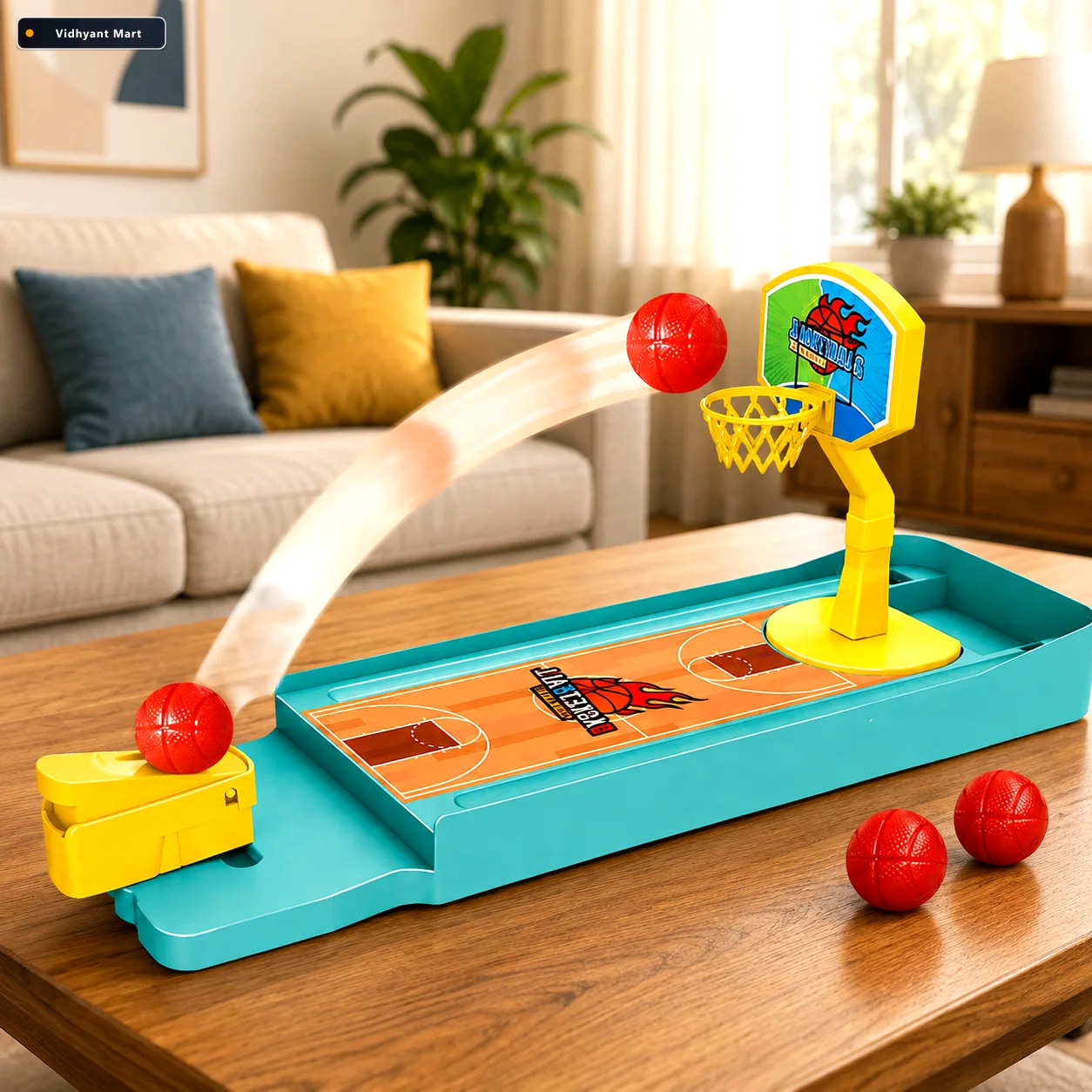 Vidhyant Mart Finger Basketball Game Mini Desktop Fun For All Ag 1