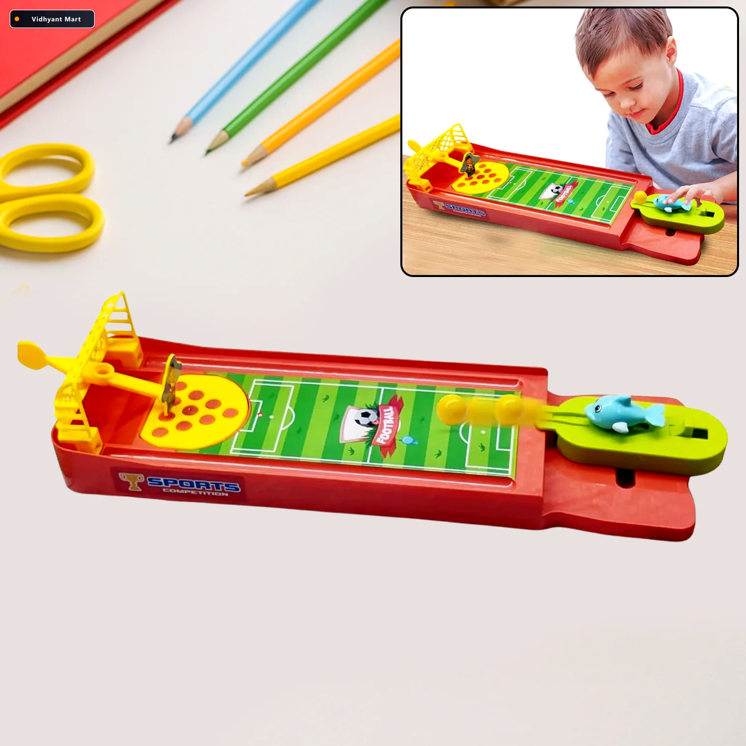 Vidhyant Mart Finger Football Game Tabletop Fun For Kids Adults 1