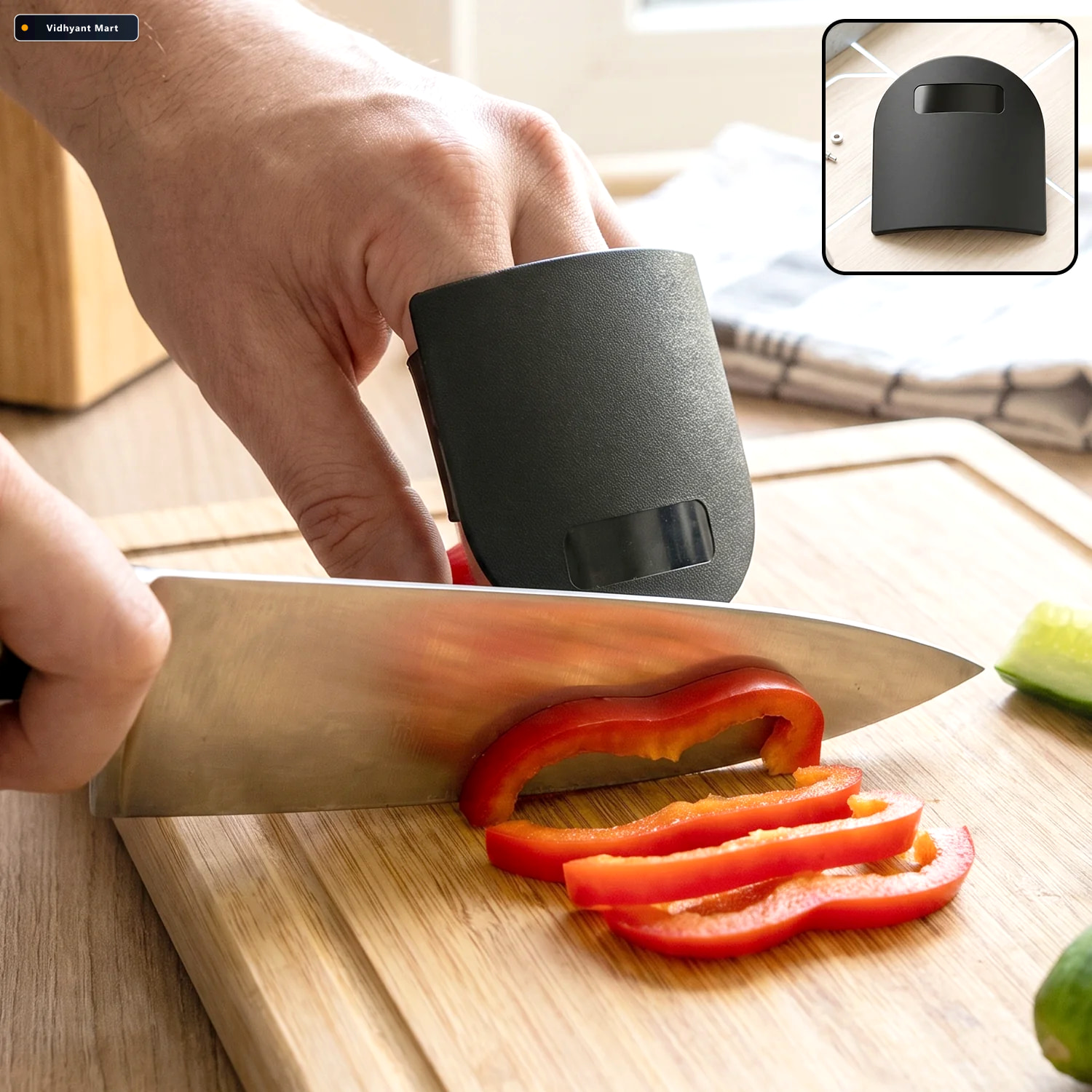 Vidhyant Mart Finger Guard Protector Kitchen Cutting Chopping Sa 1