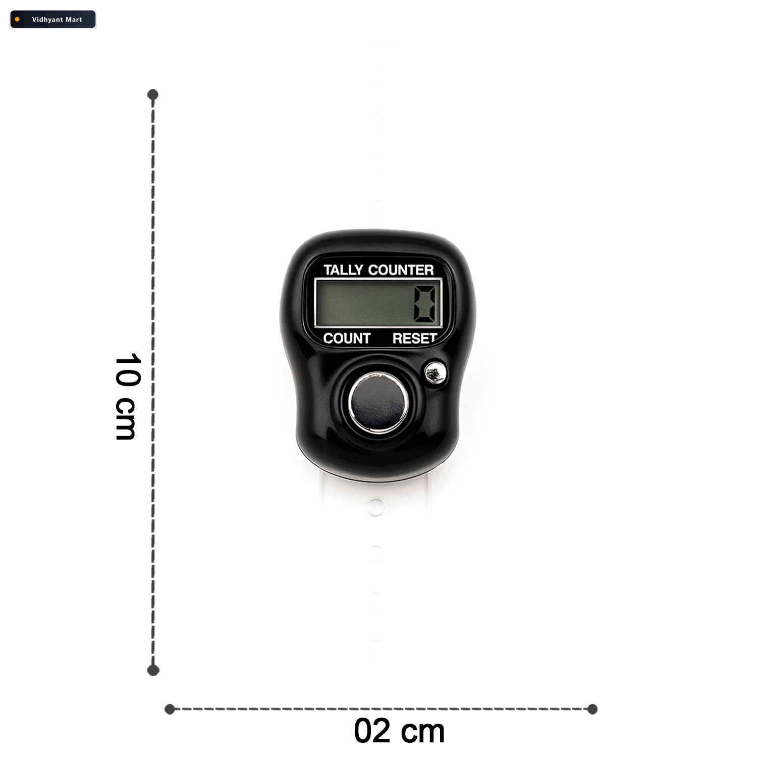 Vidhyant Mart Finger Tally Counter Portable Digital Counter With 3