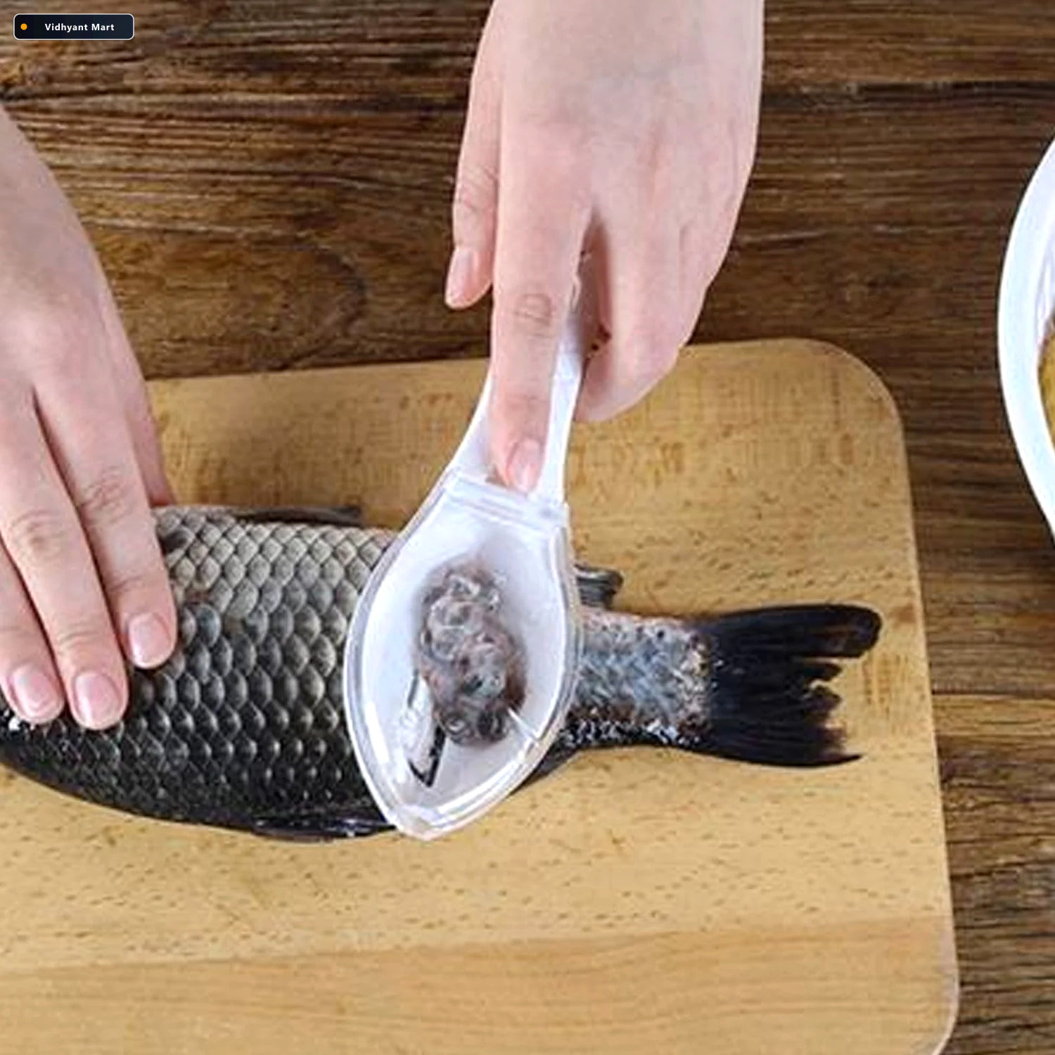 Vidhyant Mart Fish Scale Scraper Mess Free Descaling Tool Quicks 1