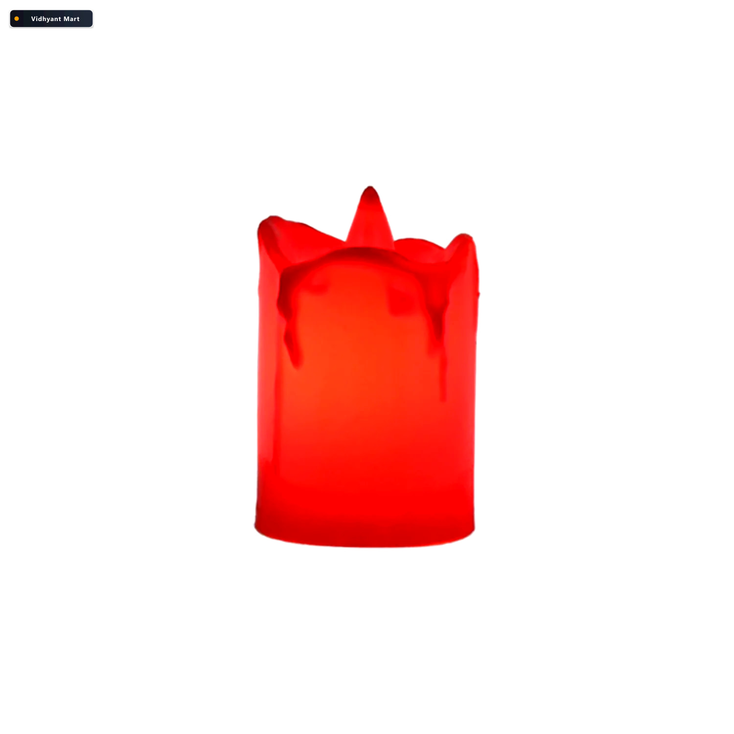 Vidhyant Mart Flameless Led Candles Realistic Melted Design Deco 2