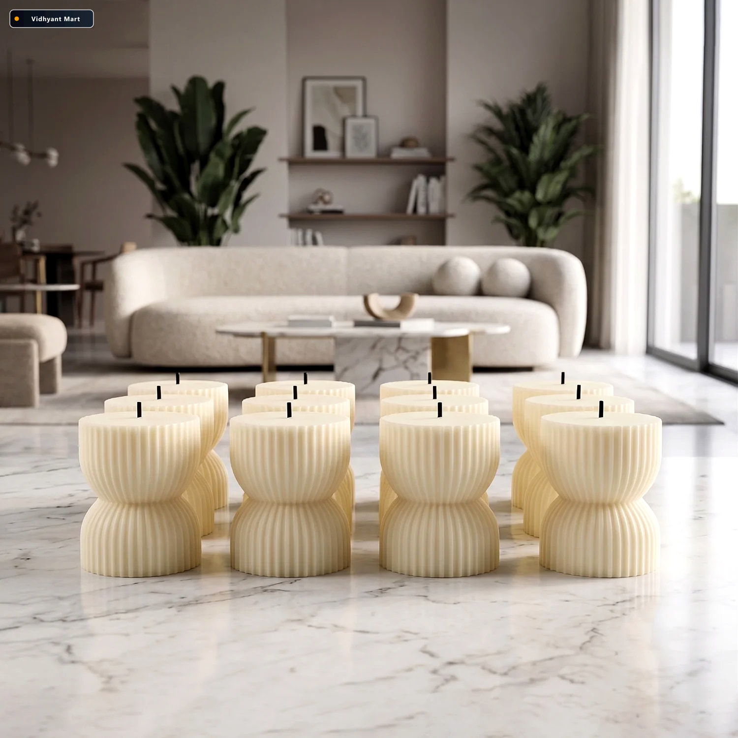 Vidhyant Mart Flameless Led Tealight Candle Set For Home Decor A 3