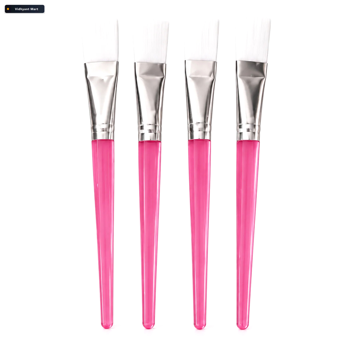 Vidhyant Mart Flat Face Mask Brush Set For Even Skincare Applica 4