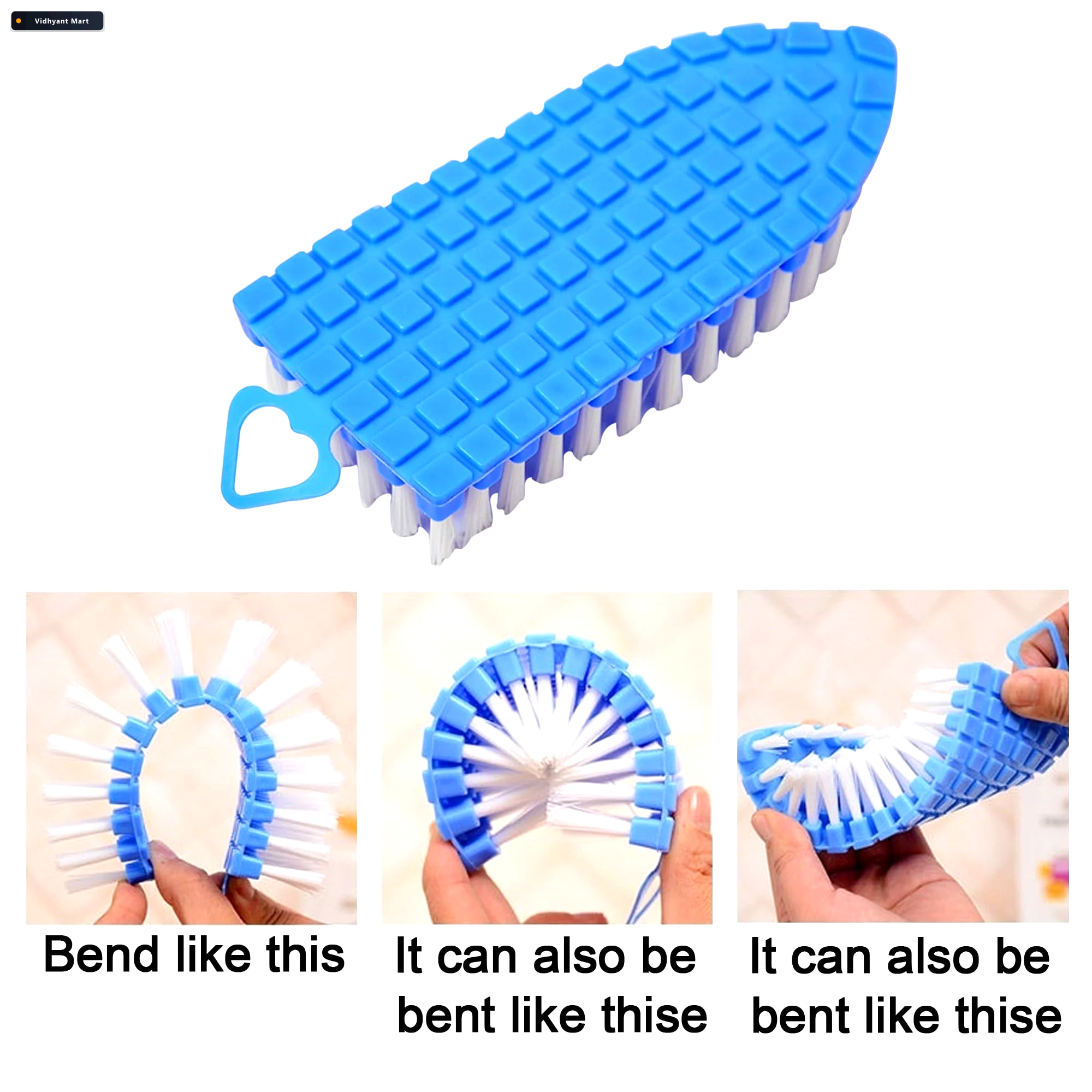 Vidhyant Mart Flexible Cleaning Brush Bendable For Tight Spots V 2