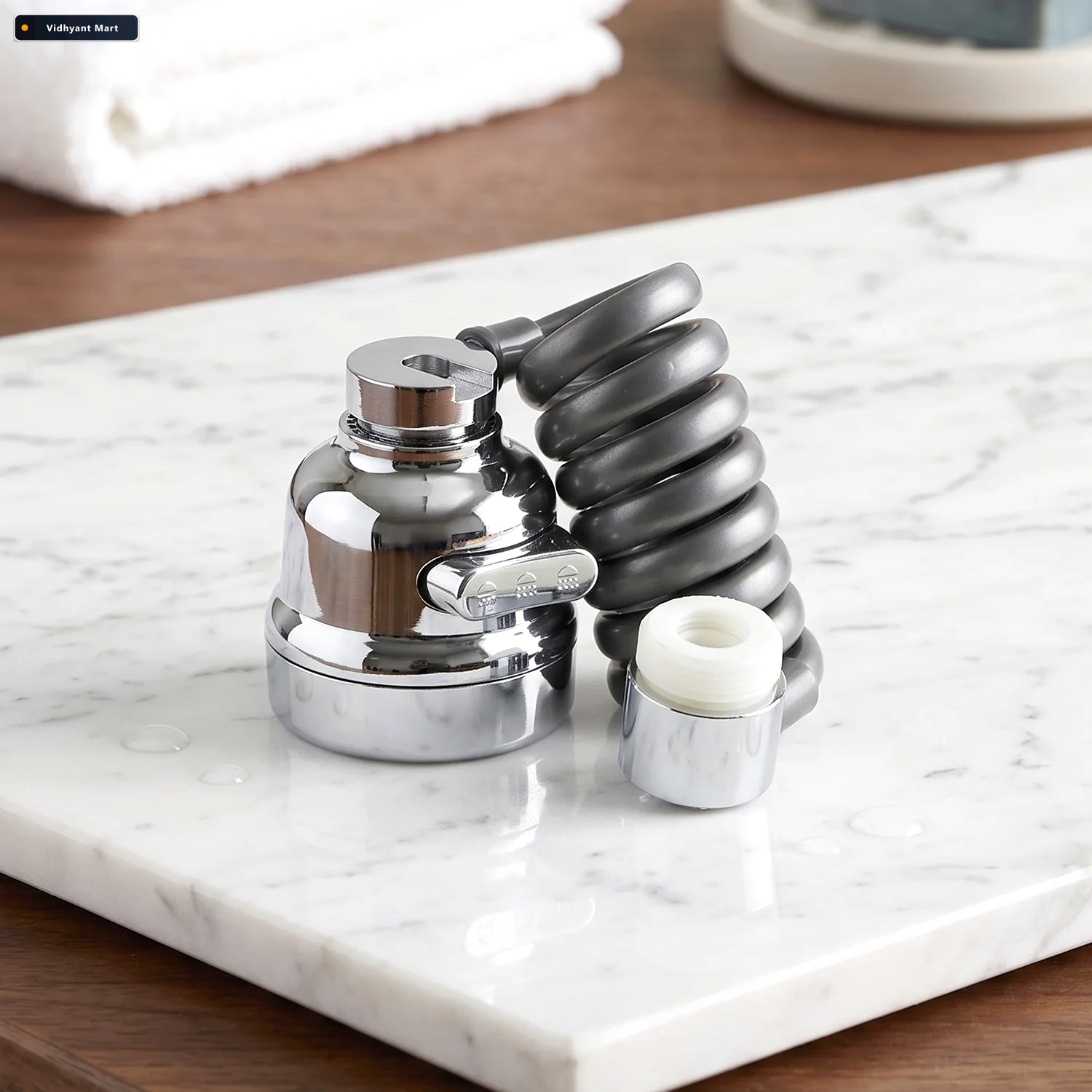 Vidhyant Mart Flexible Kitchen Water Faucet Sprayer With Rotatin 3