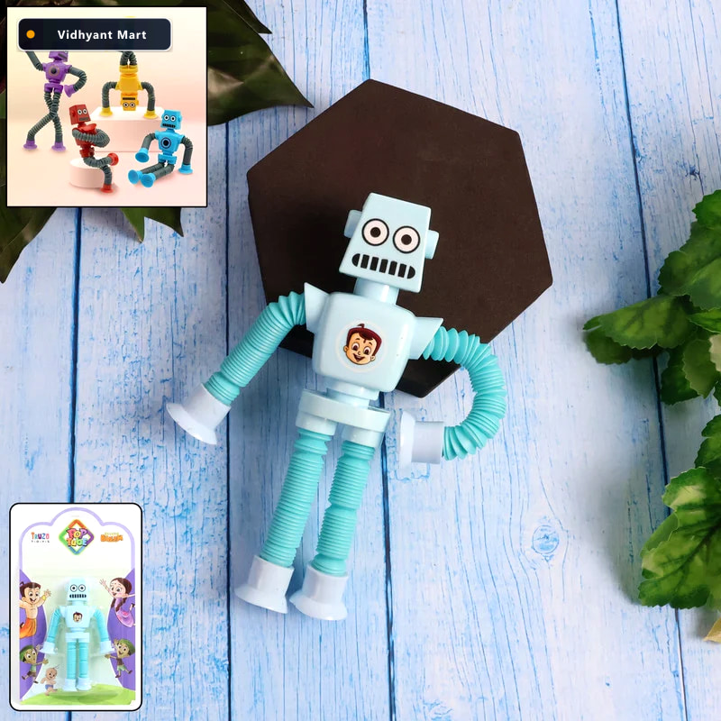 Vidhyant Mart Flexible Robot Magic Spring Toy Bendable Stretchab 1
