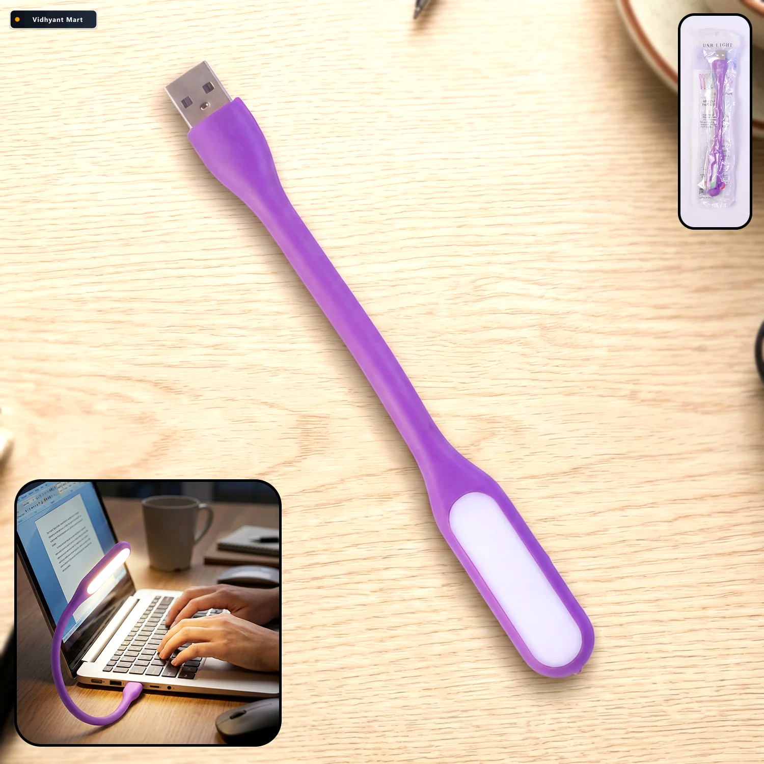 Vidhyant Mart Flexible Usb Led Light Portable Laptop Study Lamp 2