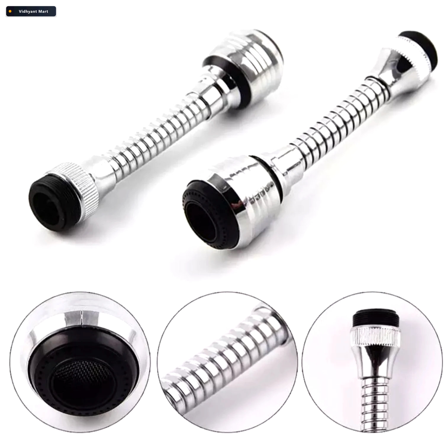 Vidhyant Mart Flexible Water Sprayer Adjustable Nozzle For Garde 1