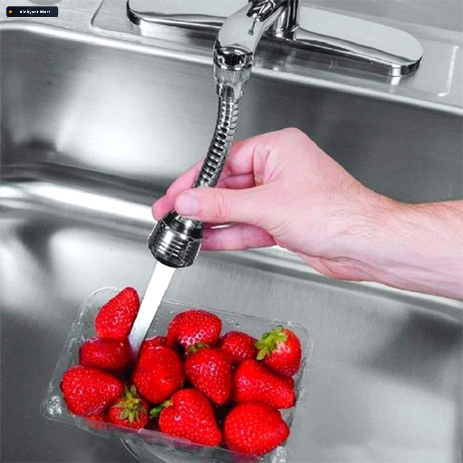 Vidhyant Mart Flexible Water Sprayer Adjustable Nozzle For Garde 4