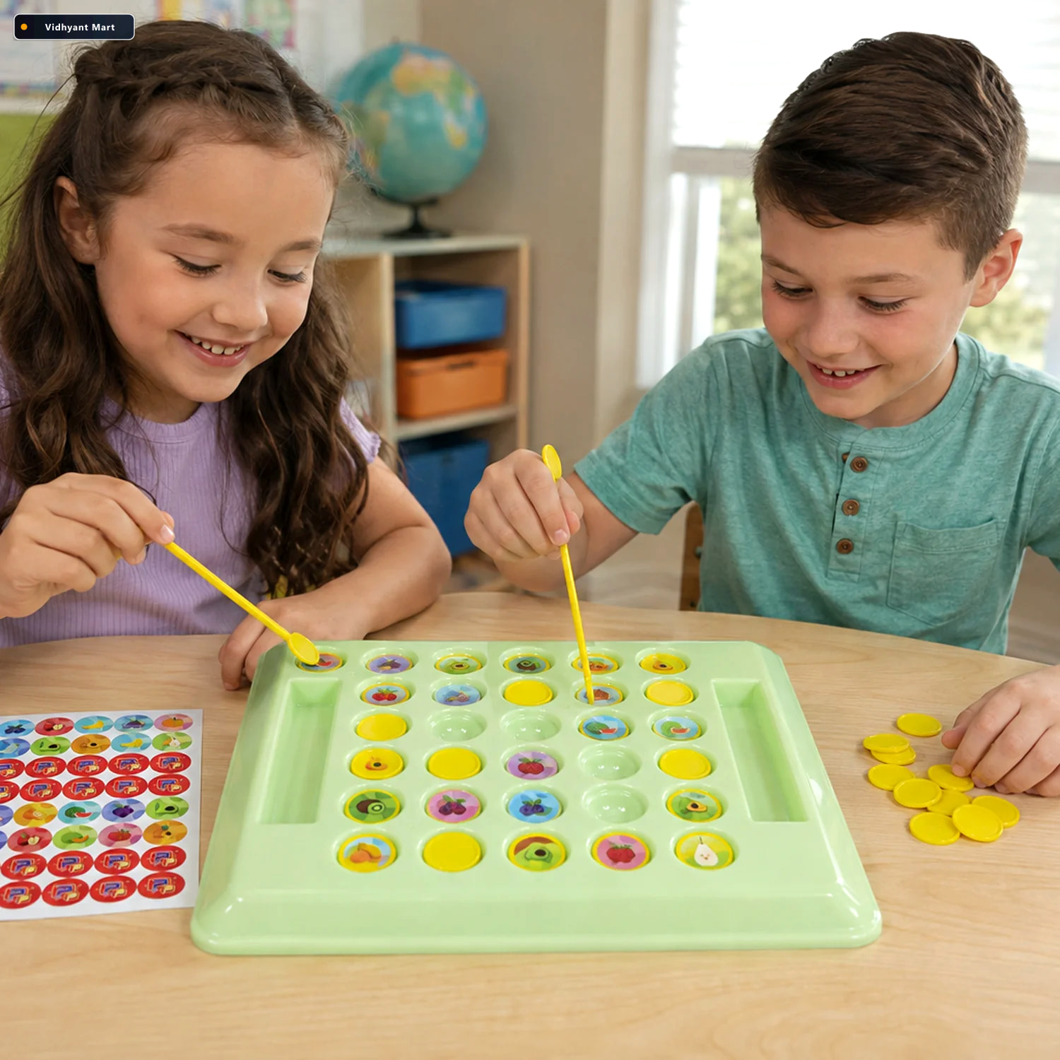 Vidhyant Mart Flip And Match Fruit Memory Board Game For Kids Br 2