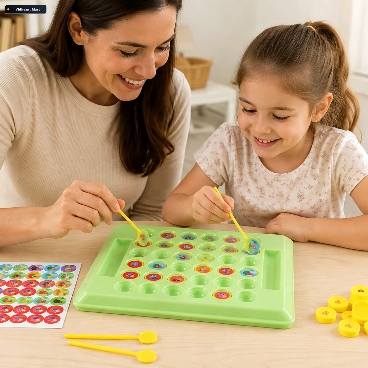 Vidhyant Mart Flip And Match Fruit Memory Board Game For Kids Br 3