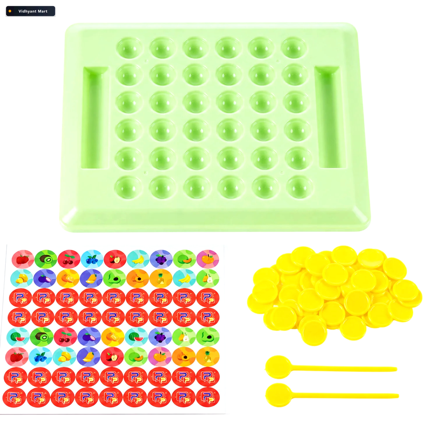 Vidhyant Mart Flip And Match Fruit Memory Board Game For Kids Br 4