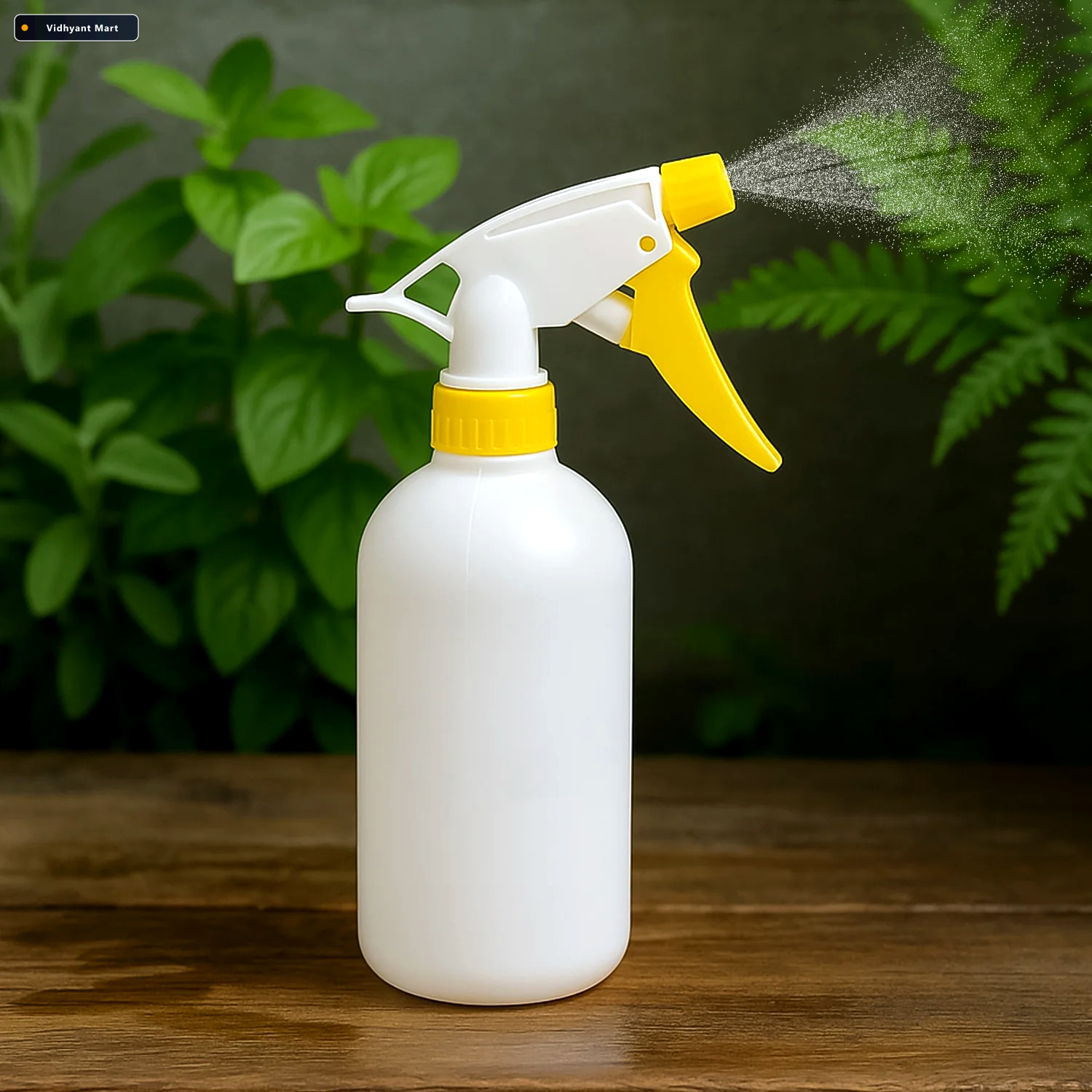 Vidhyant Mart Floral Plastic Spray Bottle 500ml Durable Multipur 1