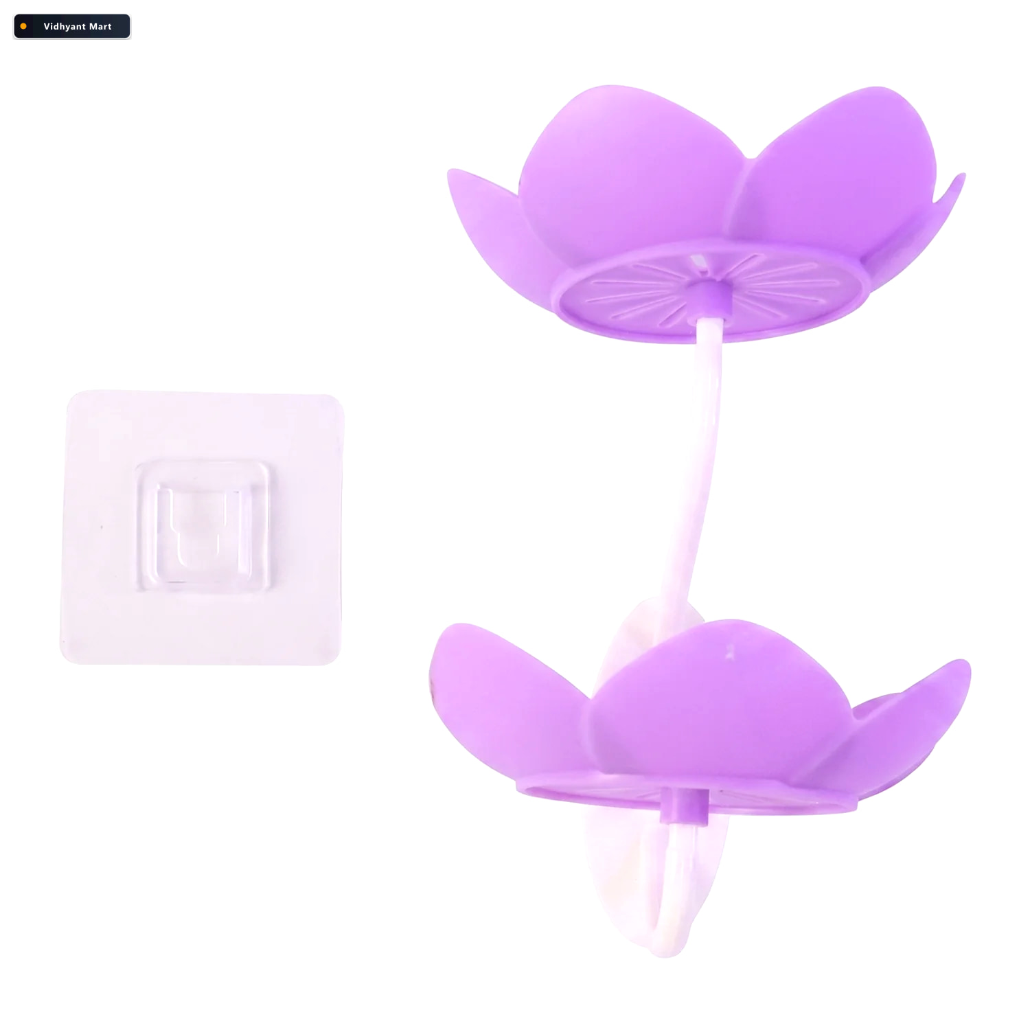 Vidhyant Mart Flower Shape Double Layer Soap Dish Wall Mount Sel 4