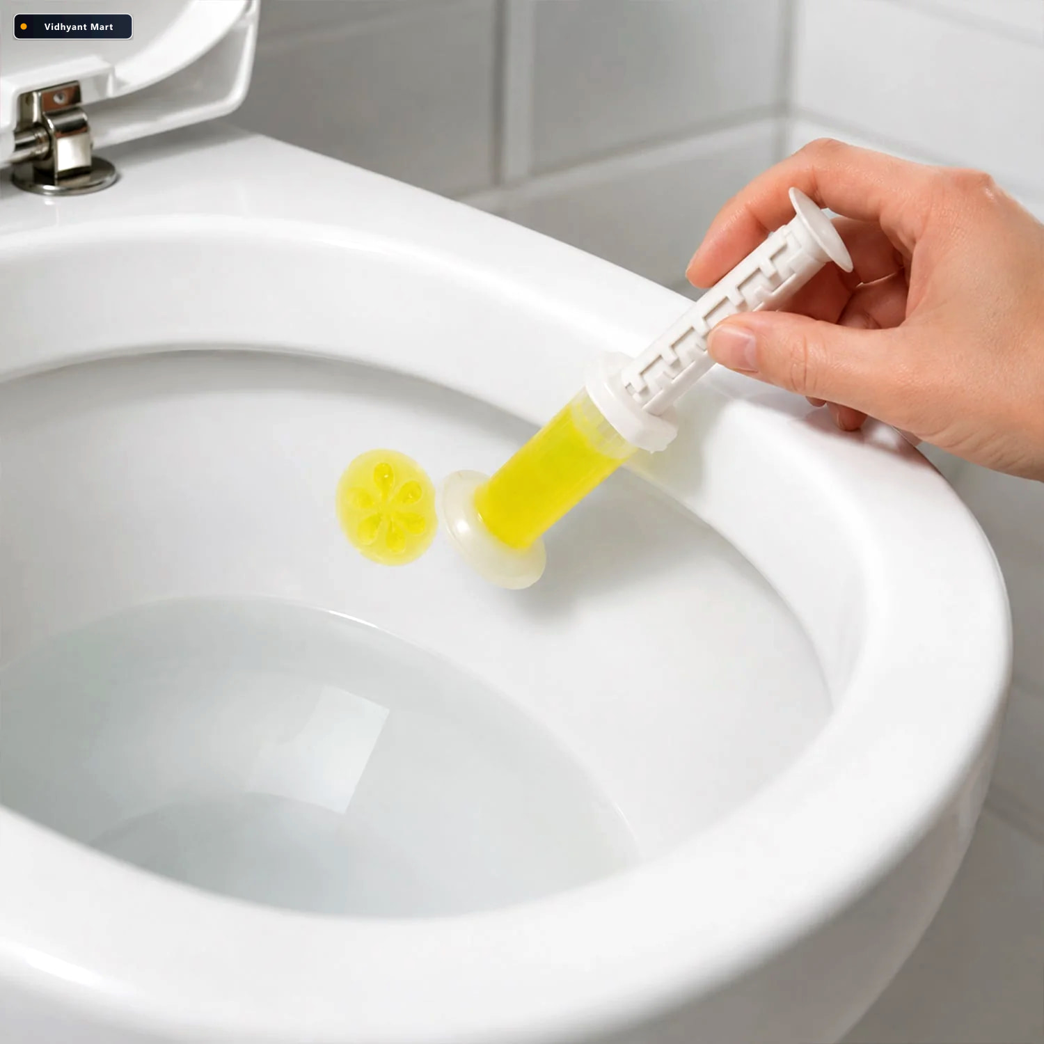 Vidhyant Mart Flower Shaped Toilet Gel Cleaner With Box Effectiv 3