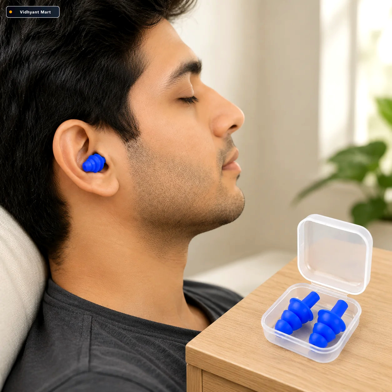 Vidhyant Mart Foam Ear Plugs Ultra Soft Reusable For Sleep Trave 1