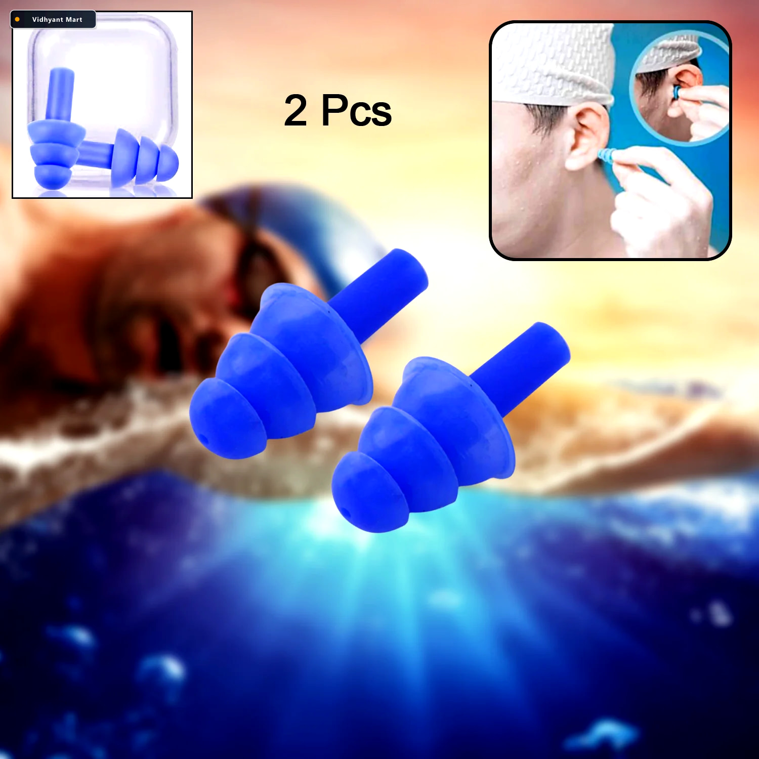 Vidhyant Mart Foam Ear Plugs Ultra Soft Reusable For Sleep Trave 4