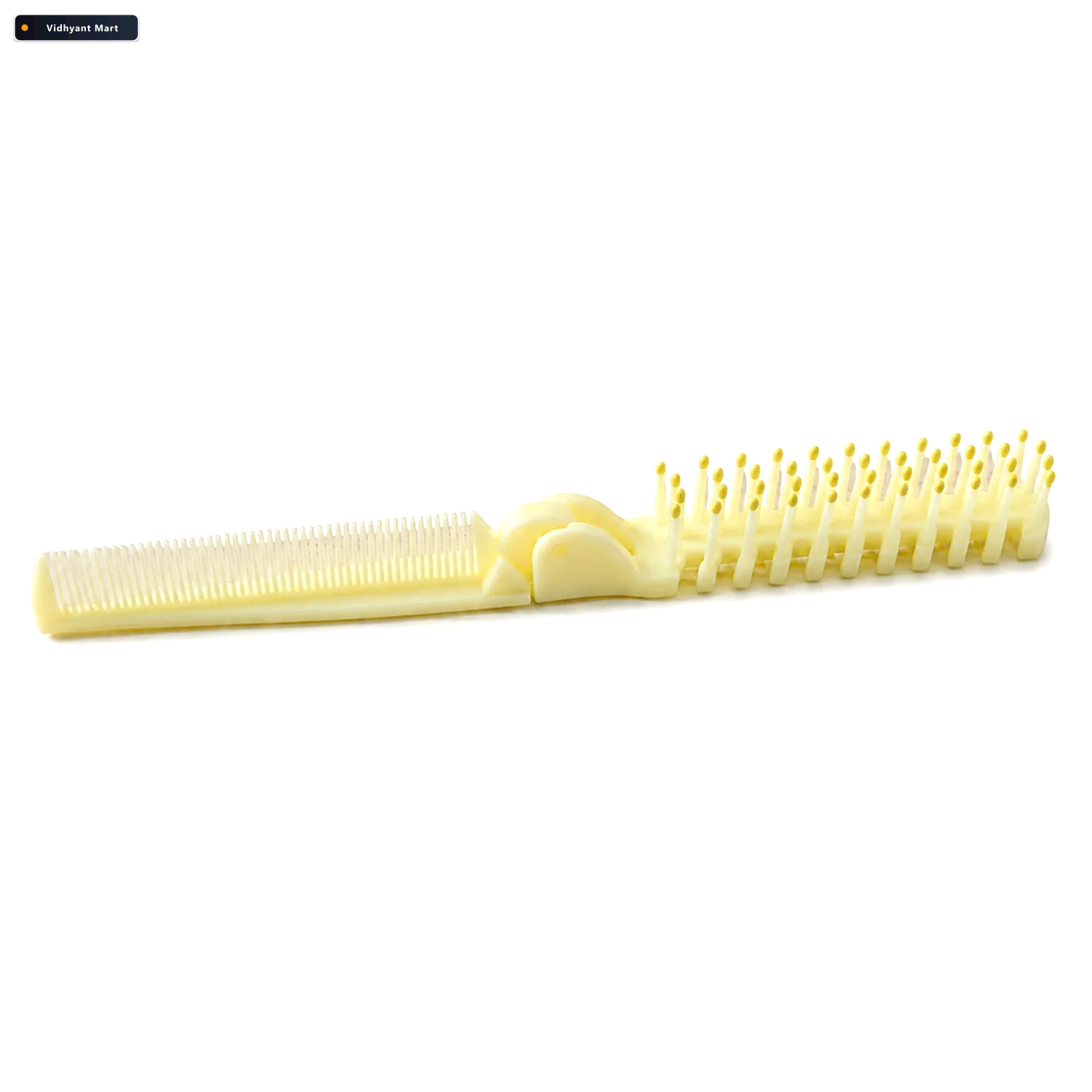 Vidhyant Mart Foldable 2 In 1 Hair Comb Brush Compact Travel Fri 3