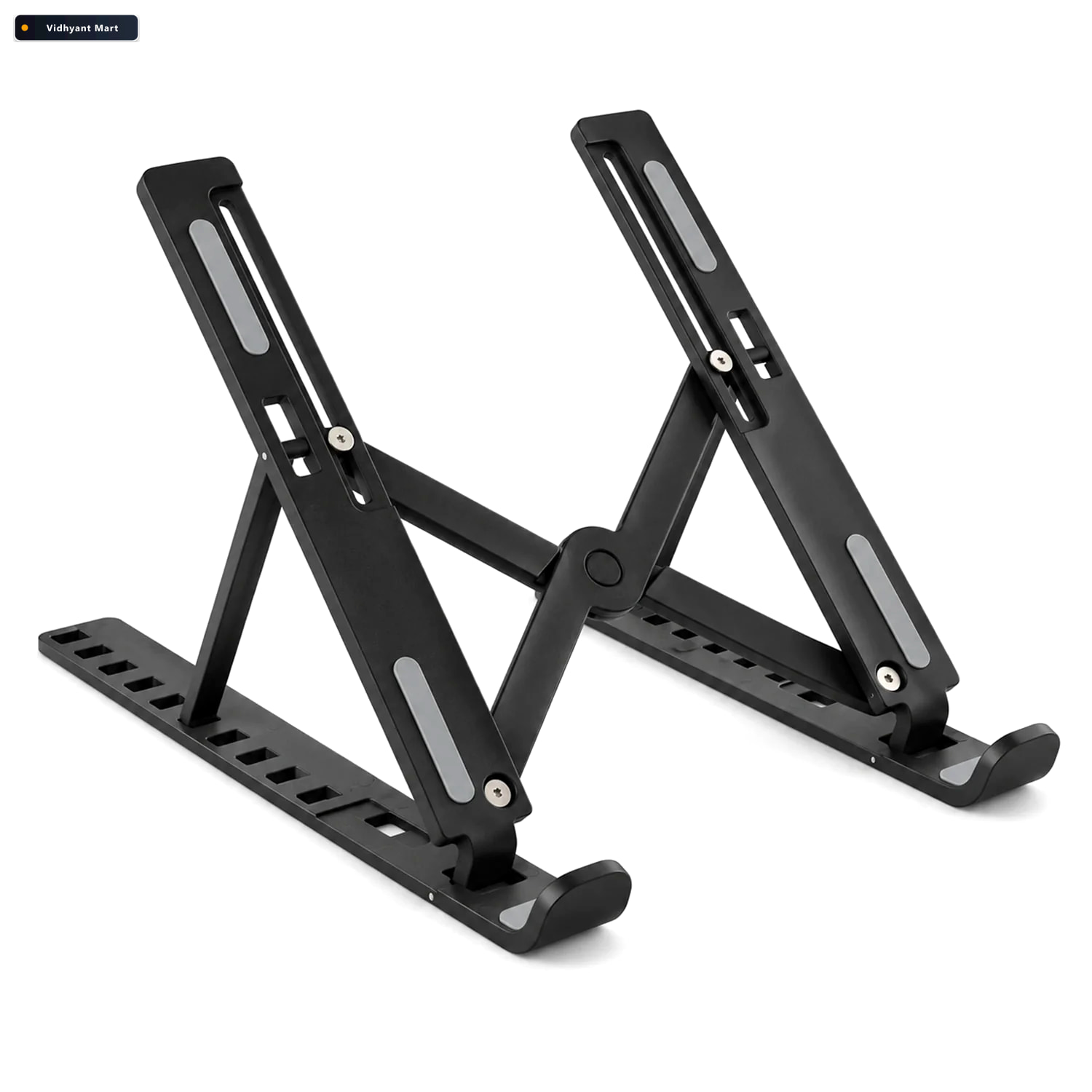 Vidhyant Mart Foldable Laptop Stand For Desk Adjustable Height L 4