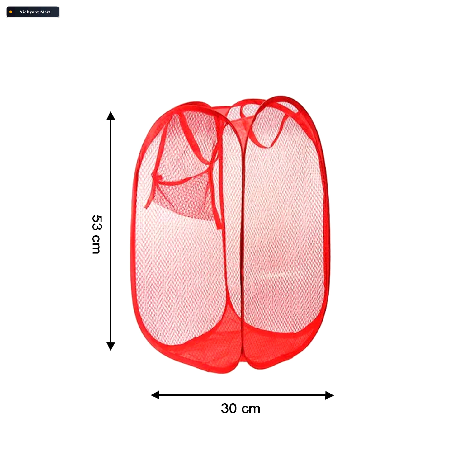 Vidhyant Mart Foldable Laundry Hamper Ventilated Mesh Storage Or 4