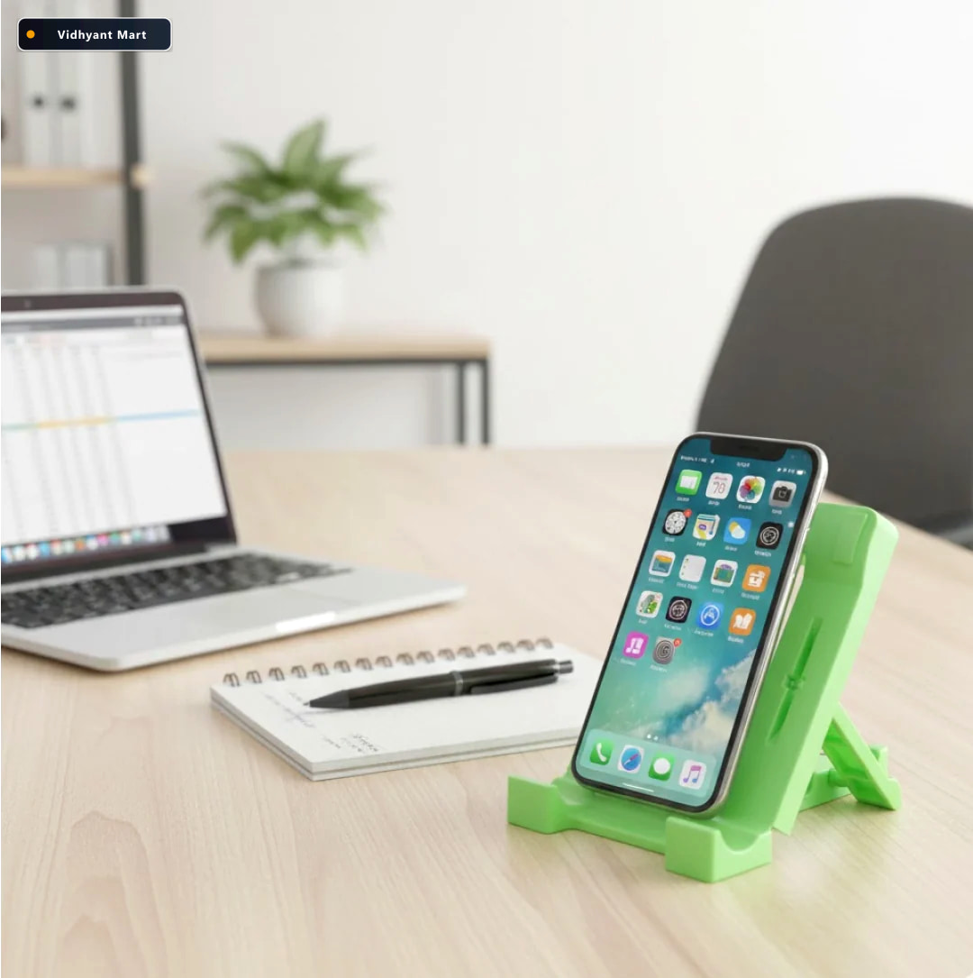 Vidhyant Mart Foldable Mobile Stand Adjustable Phone Tablet Hold 2