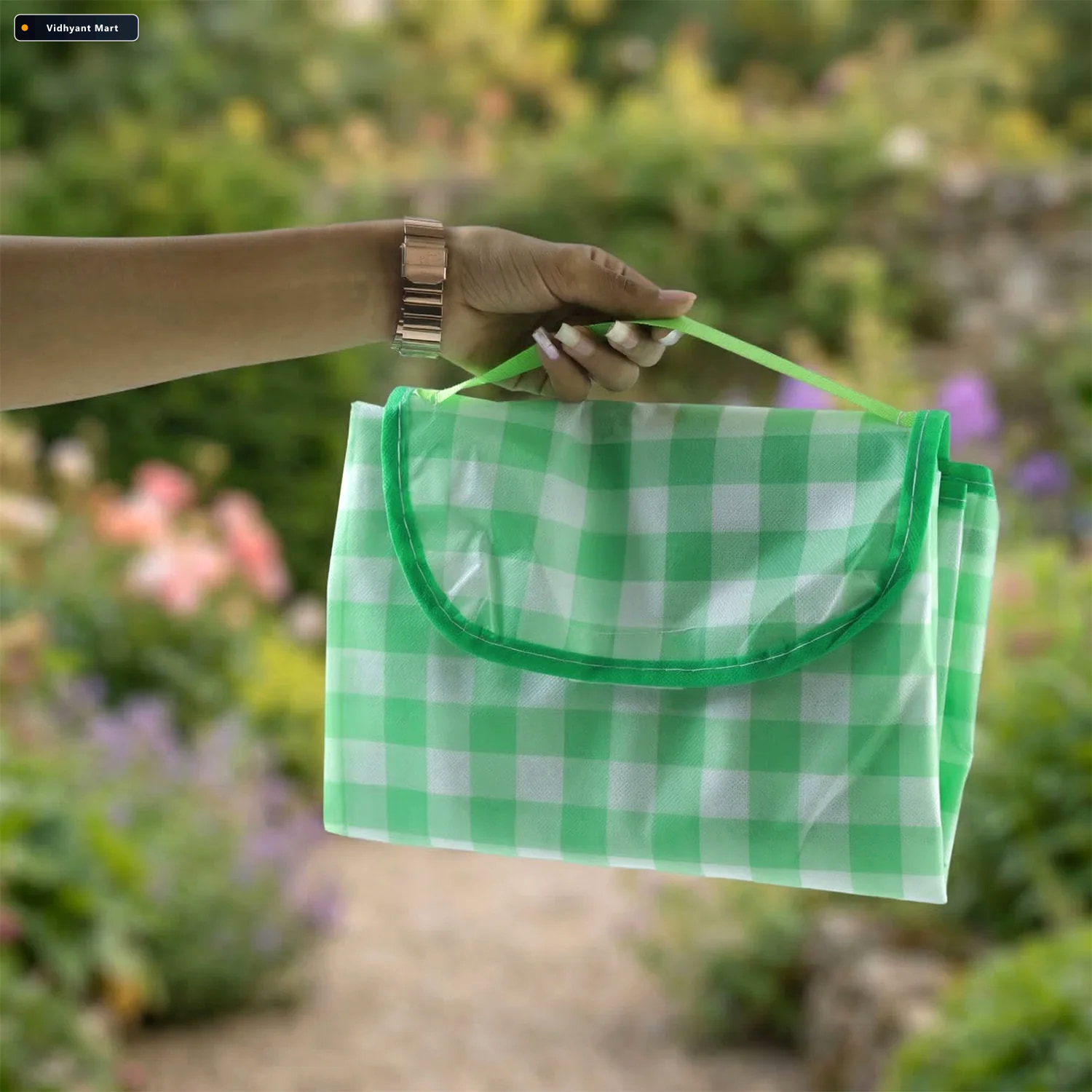 Vidhyant Mart Foldable Picnic Mat Portable Waterproof Easy To Ca 2