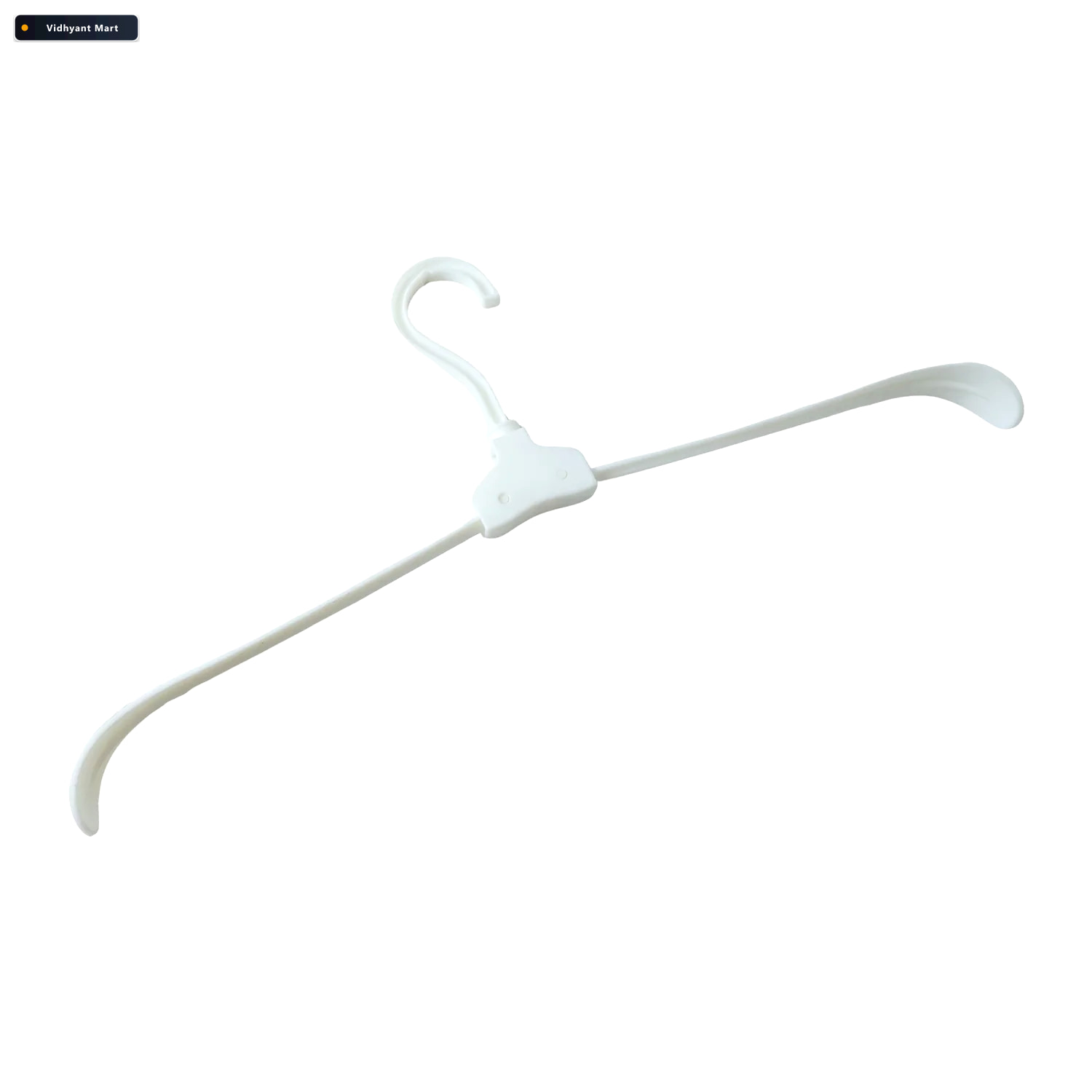 Vidhyant Mart Foldable Plastic Clothes Hanger Space Saving Trave 3