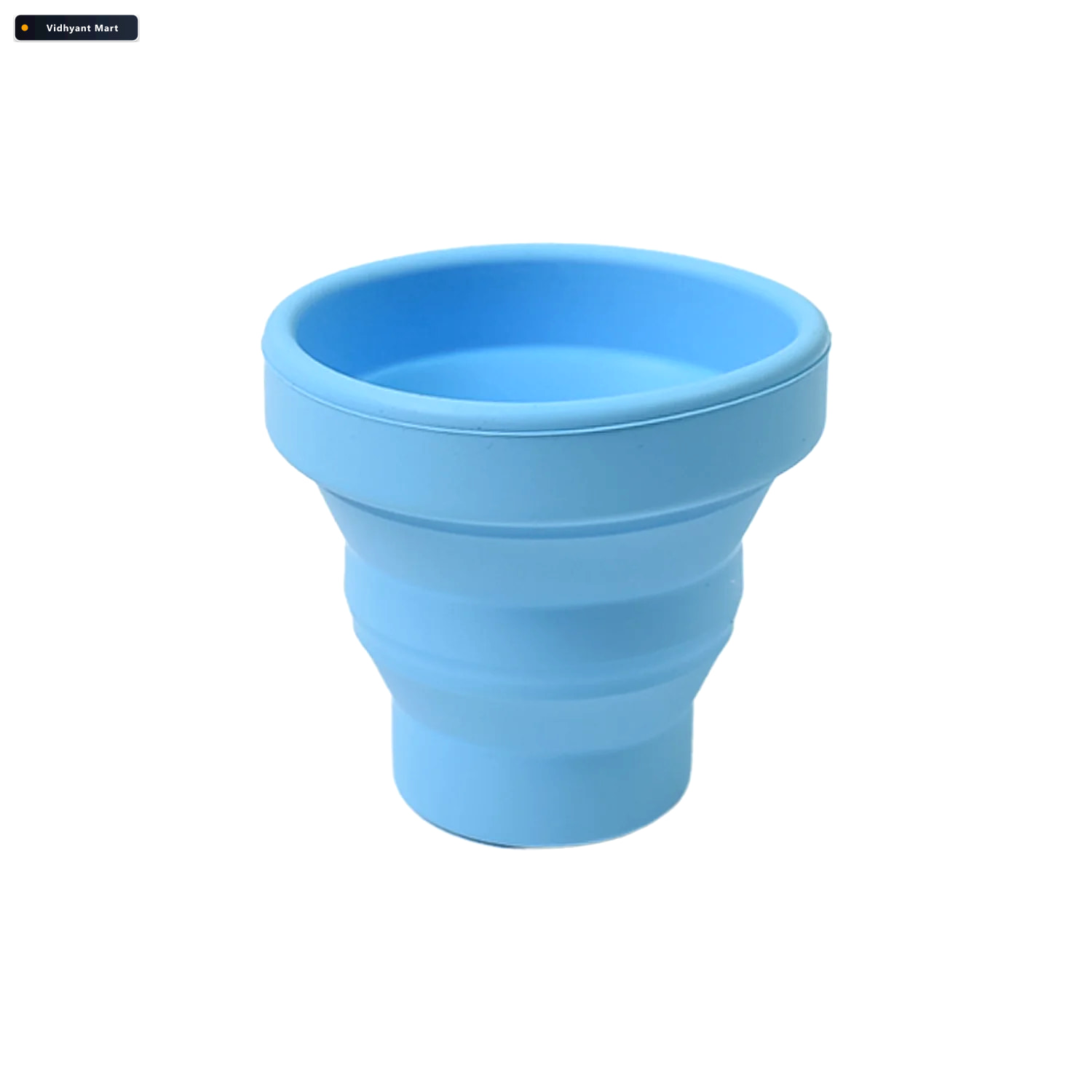 Vidhyant Mart Foldable Silicone Travel Mug Leakproof Bpa Free Hy 4