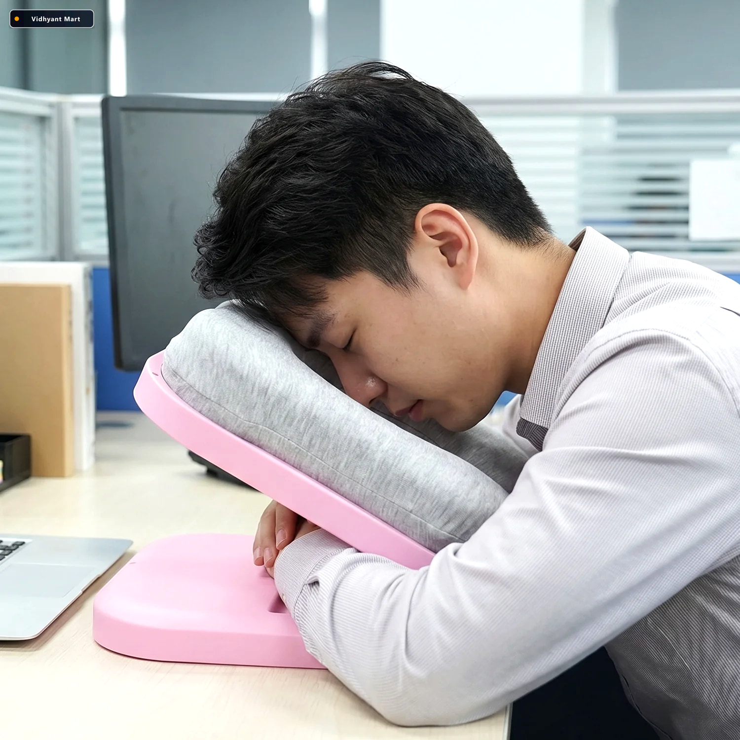 Vidhyant Mart Foldable Soft Nap Doughnut Pillow Compact Neck Sup 2