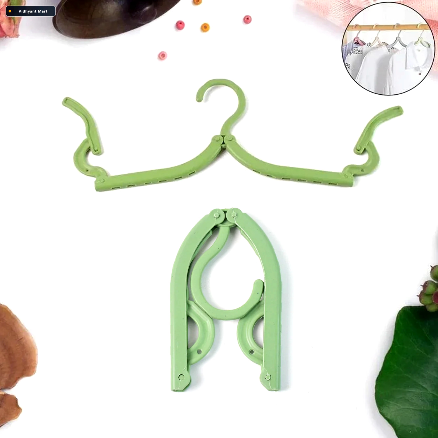 Vidhyant Mart Foldable Travel Hanger Lightweight Durable Abs For 1