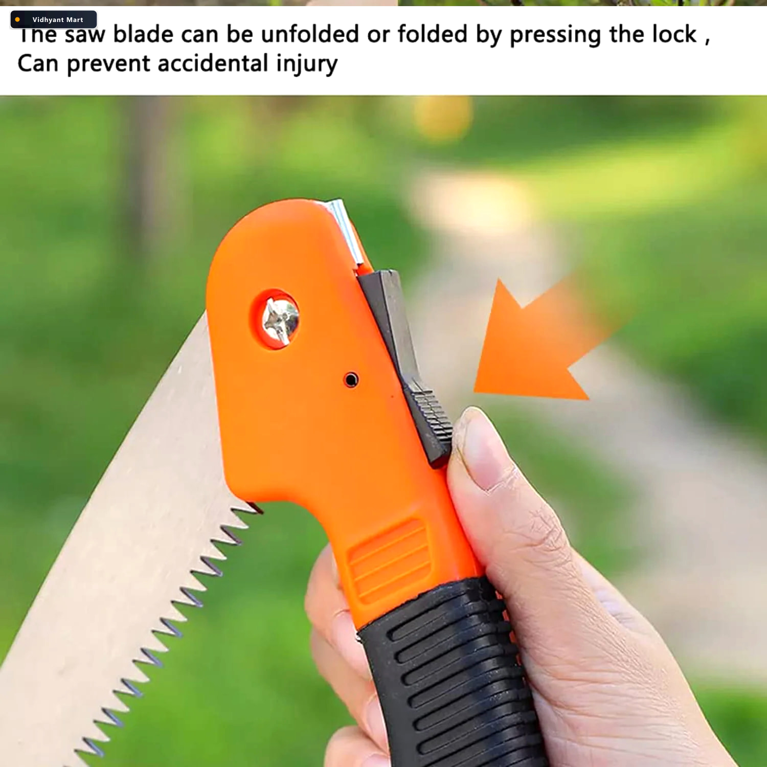 Vidhyant Mart Folding Garden Hand Saw Heavy Duty With Ergonomic 2