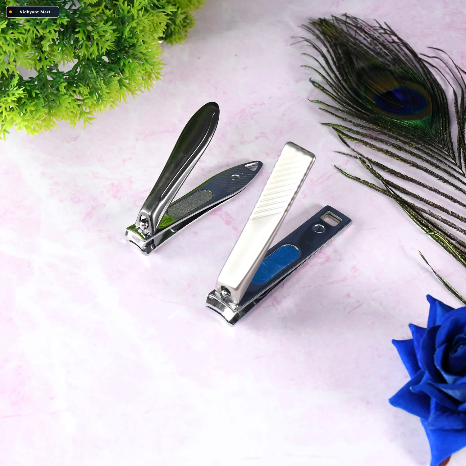 Vidhyant Mart Folding Nail Clippers Stainless Steel With File Ve 2
