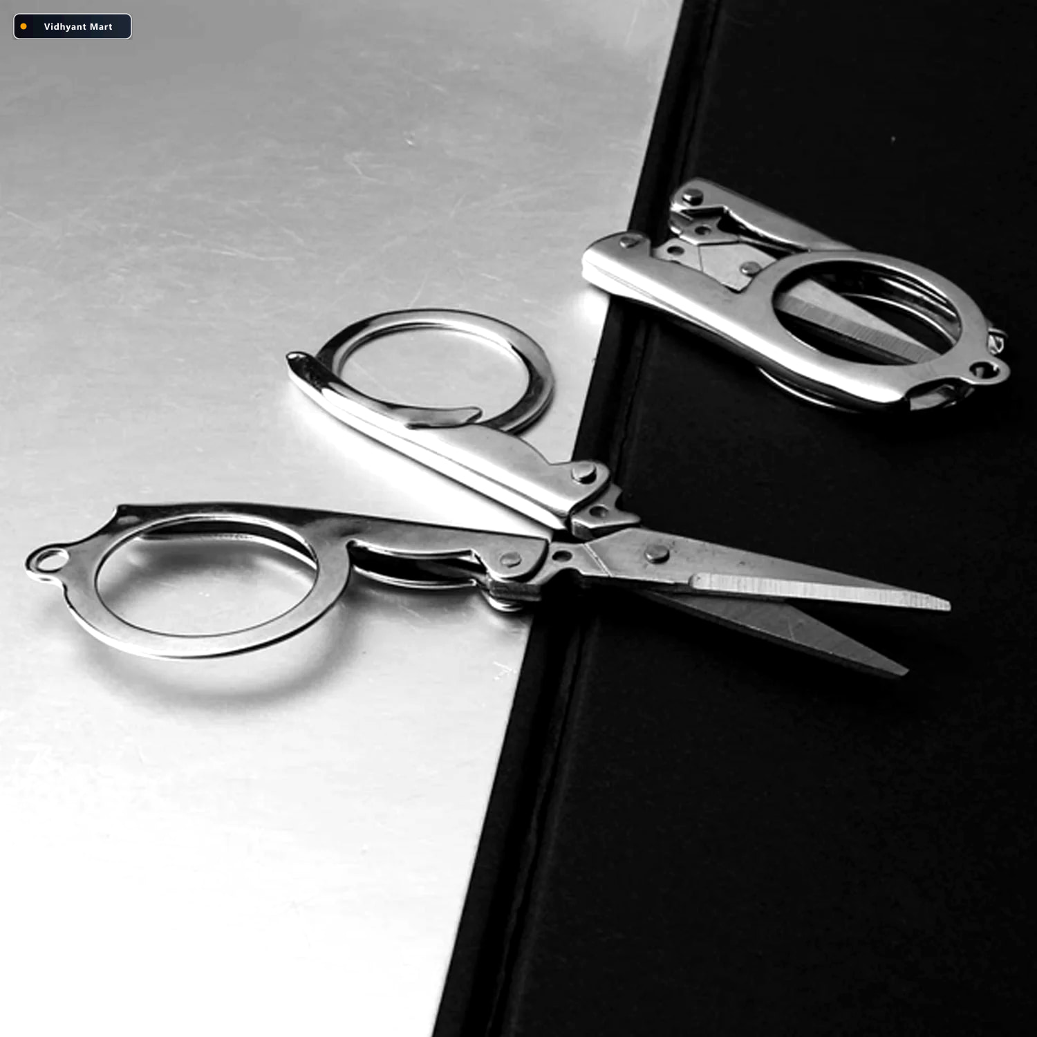 Vidhyant Mart Folding Scissor 35inch Portable Crafting Tool Ciso 2