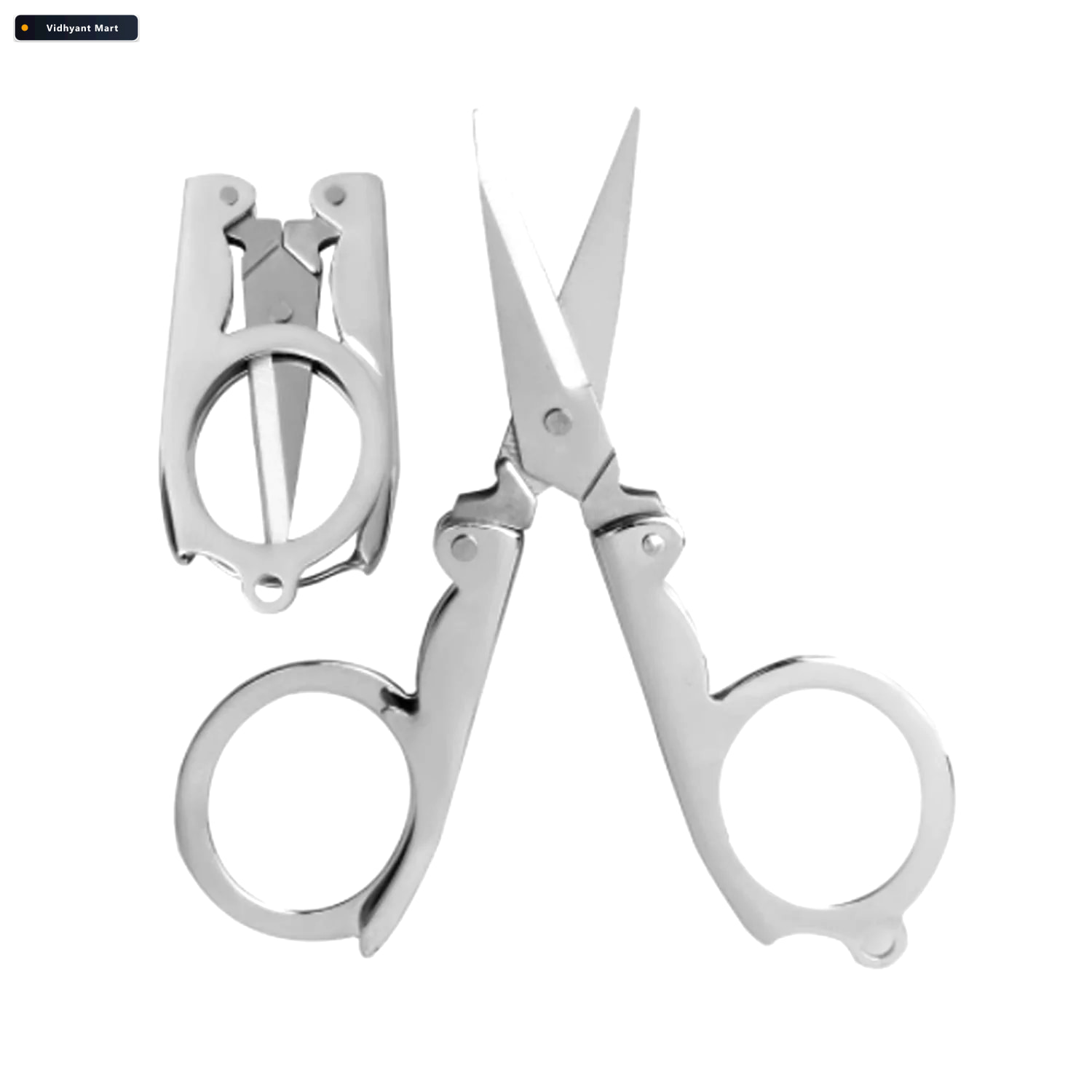 Vidhyant Mart Folding Scissor 35inch Portable Crafting Tool Ciso 4